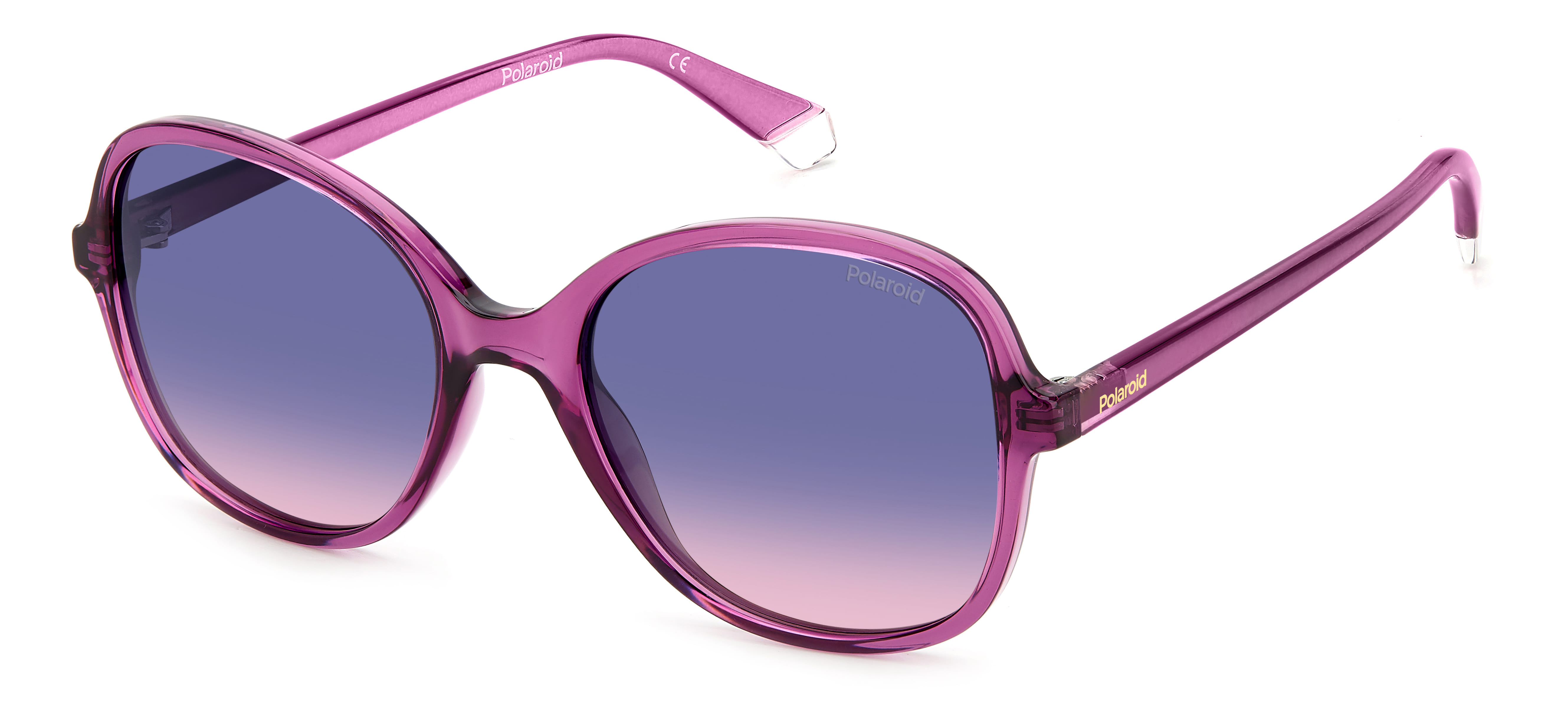 Polaroid PLD4136/S Sunglass Violet Female Full Shell — Violet frame