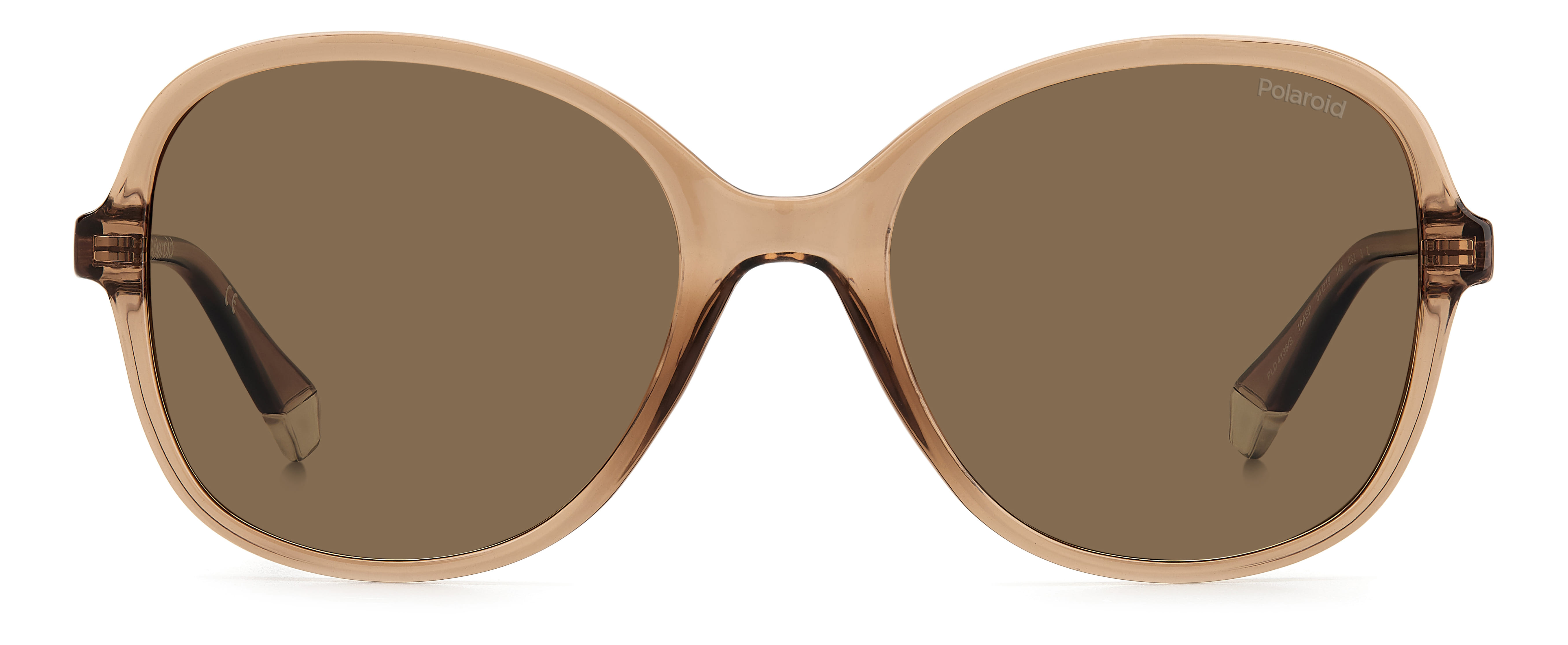 Polaroid PLD4136/S Sunglass Beige Female Full Shell Sunglass — Beige frame — view 2