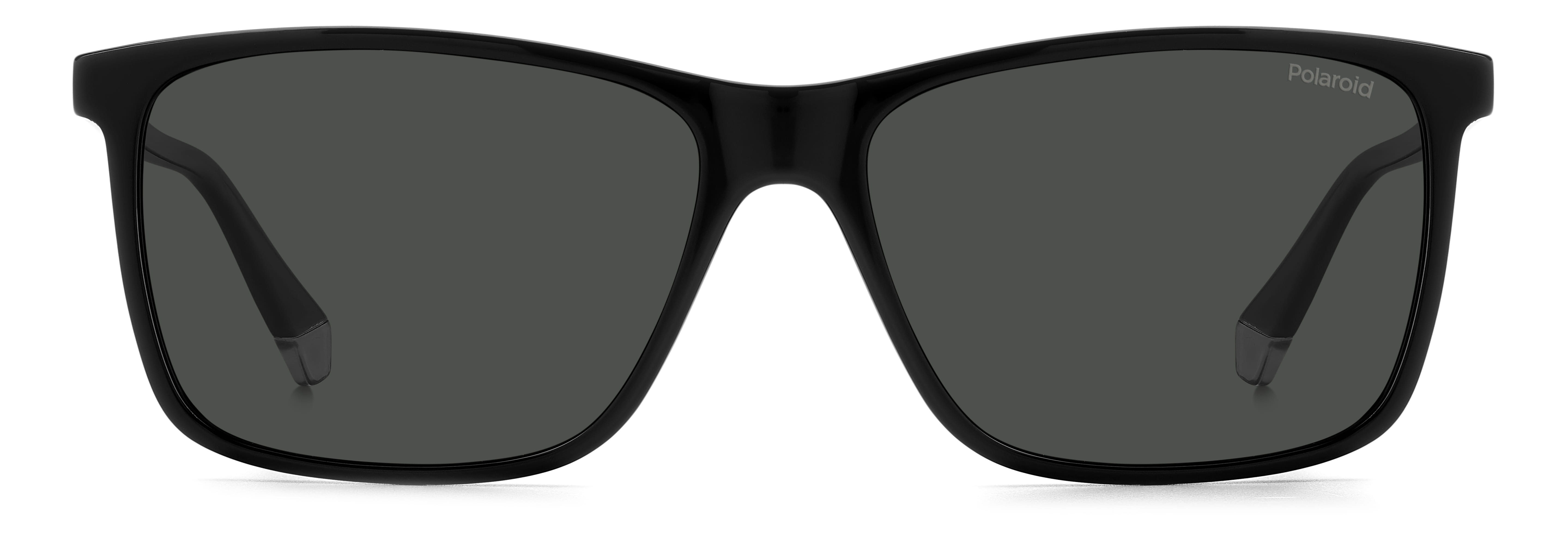 Polaroid PLD4137/S Sunglass Black Male Full Shell Sunglass — Black frame — view 2