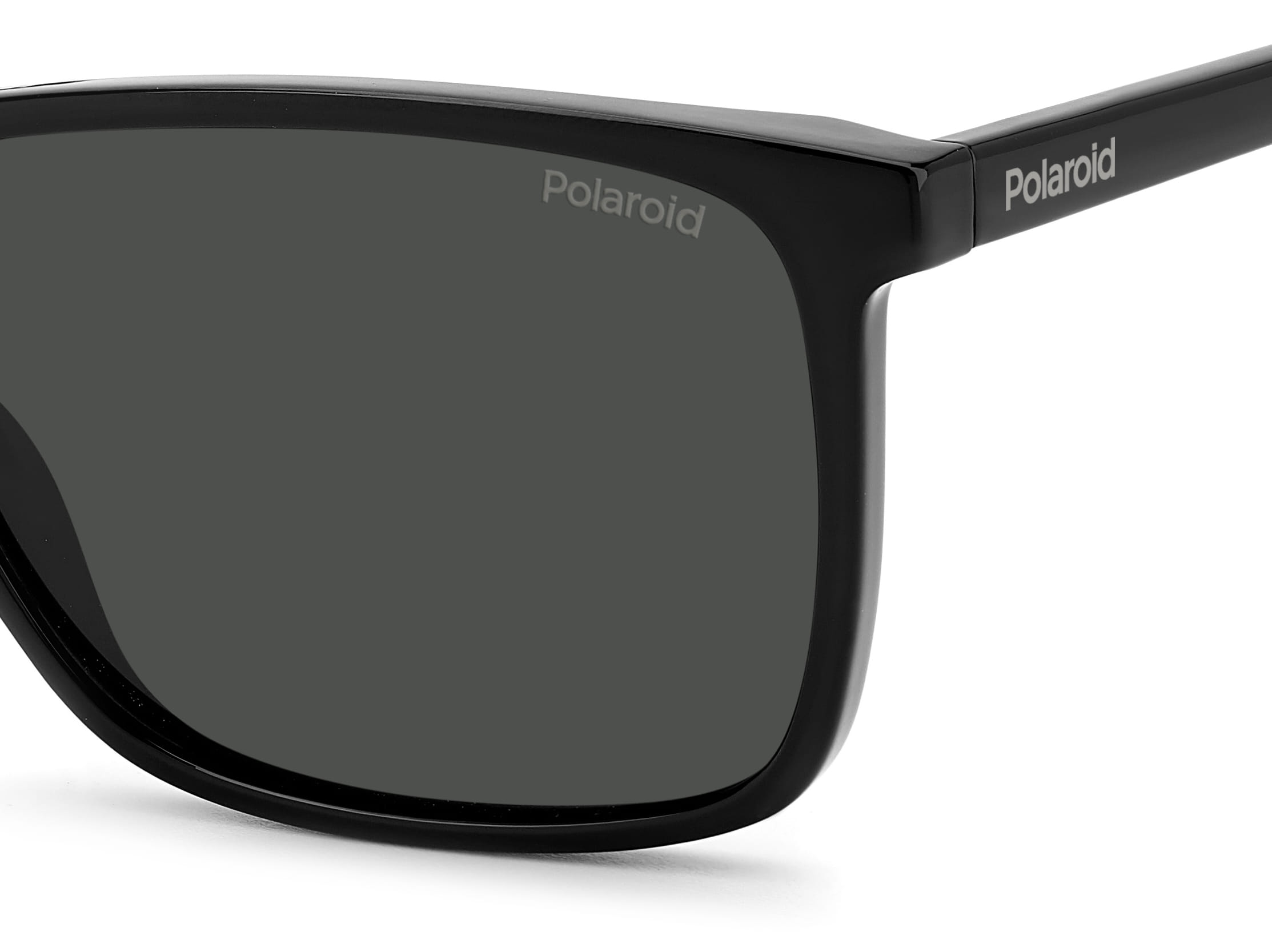 Polaroid PLD4137/S Sunglass Black Male Full Shell Sunglass — Black frame — view 3