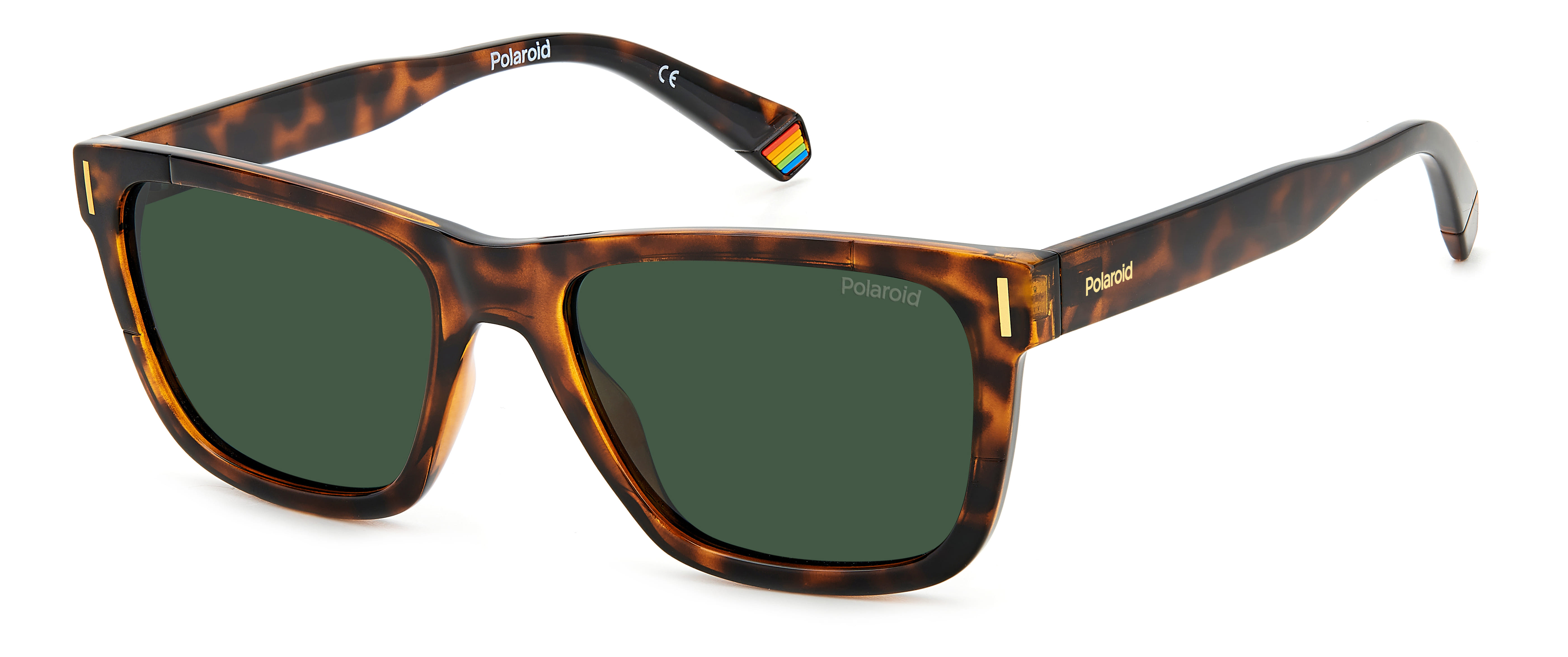 Polaroid PLD6186/S Sunglass Havana Unisex Full Shell — Havana frame