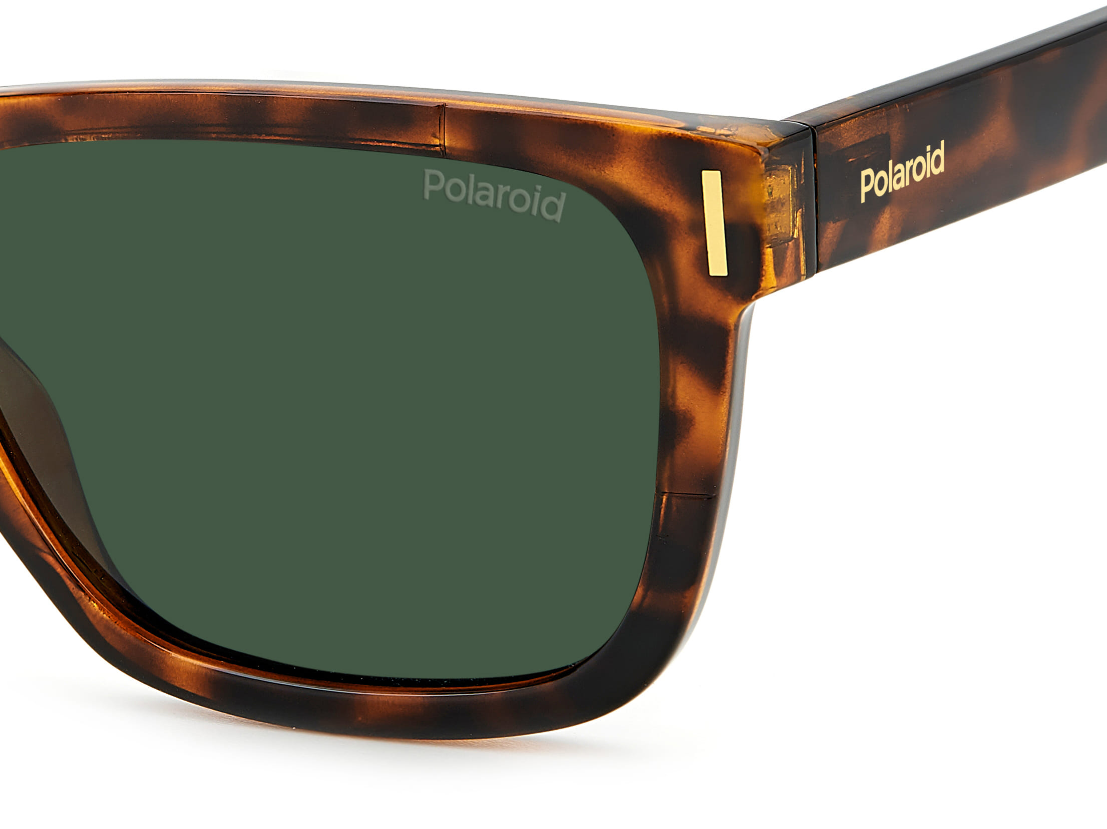 Polaroid PLD6186/S Sunglass Havana Unisex Full Shell Sunglass — Havana frame — view 3