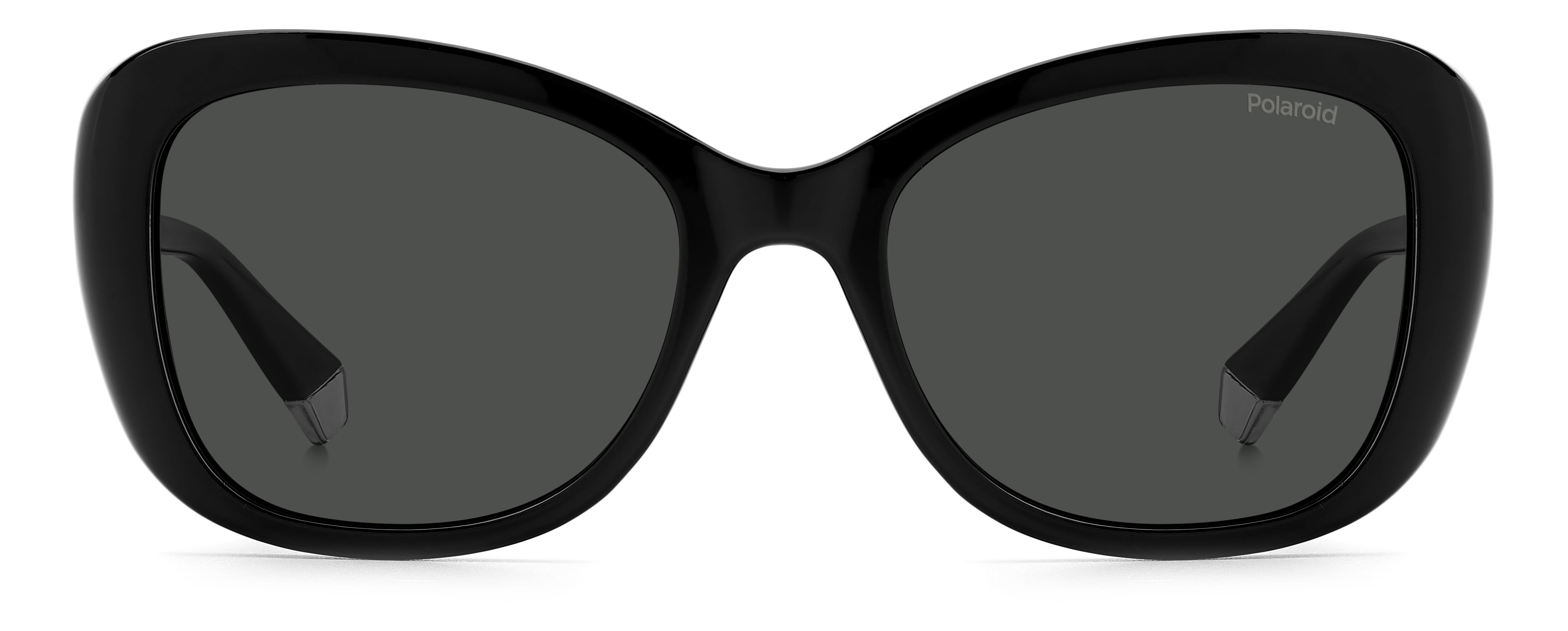 Polaroid PLD4132/S/X Sunglass Black Female Full Shell Sunglass — Black frame — view 2