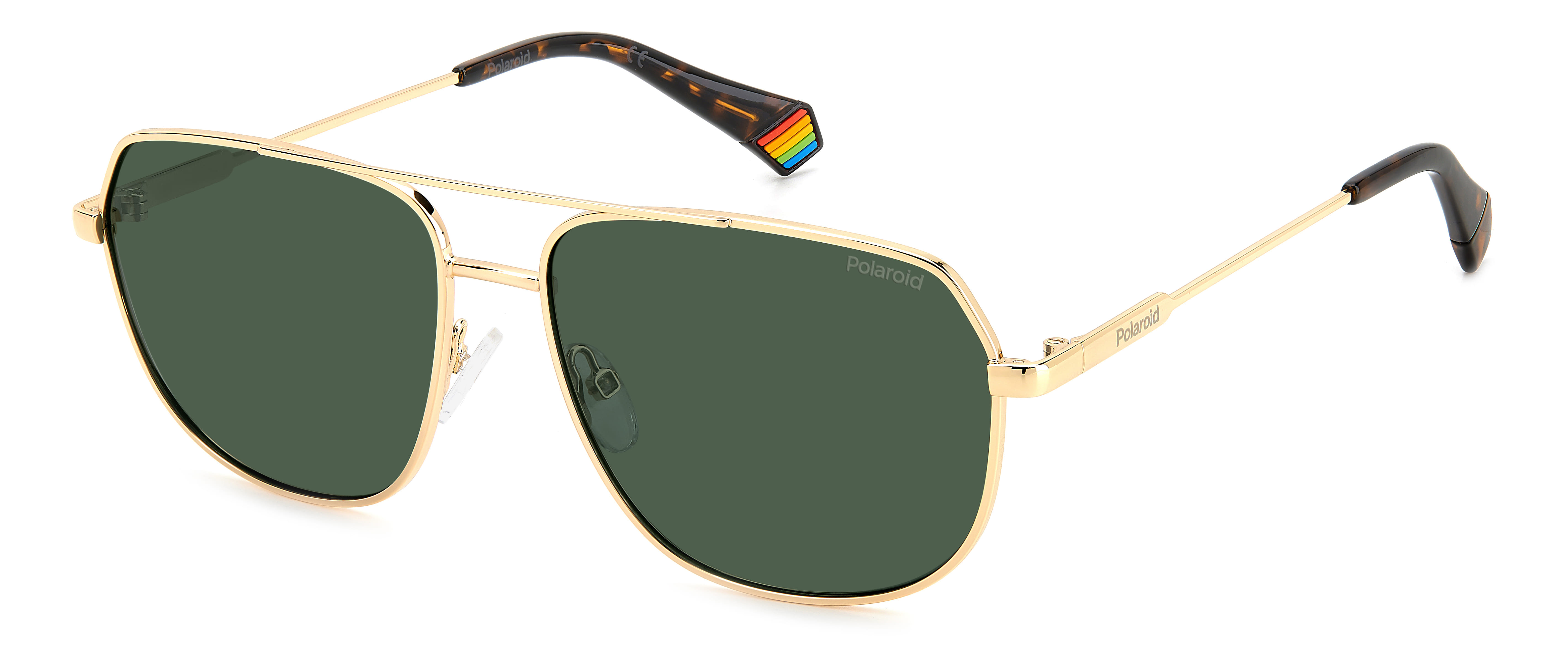 Polaroid 6295/S/X Sunglass Gold Unisex Full Metal — Gold frame