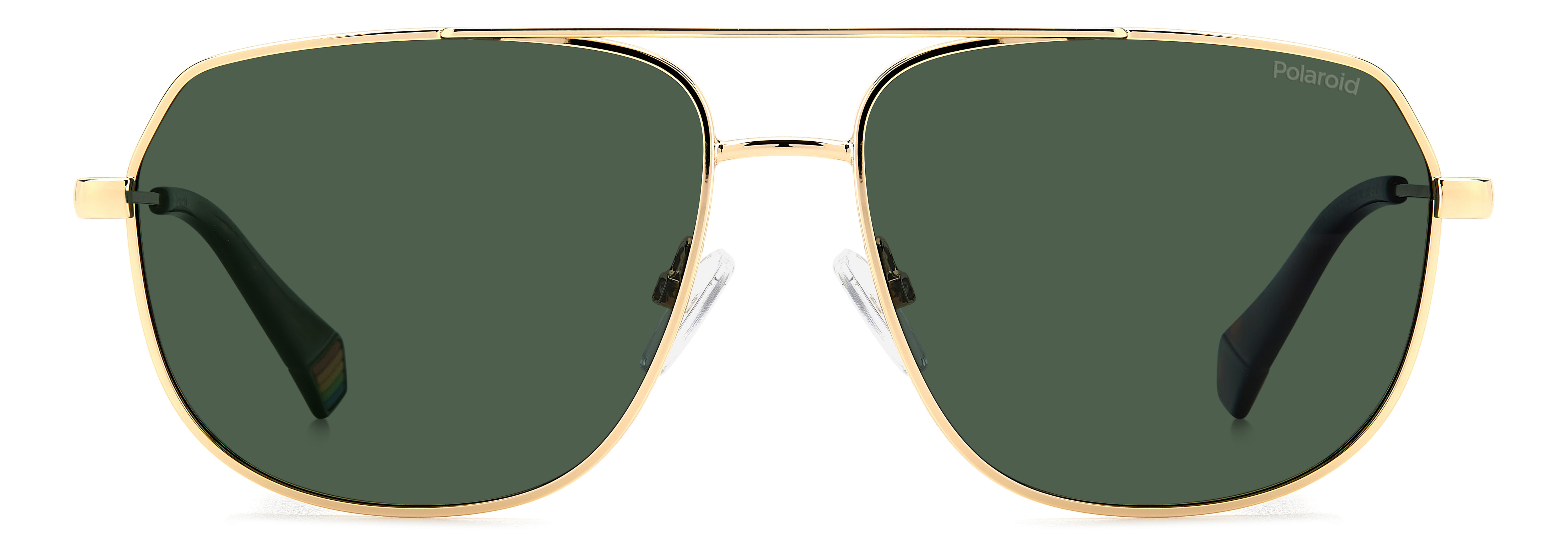 Polaroid 6295/S/X Sunglass Gold Unisex Full Metal Sunglass — Gold frame — view 2