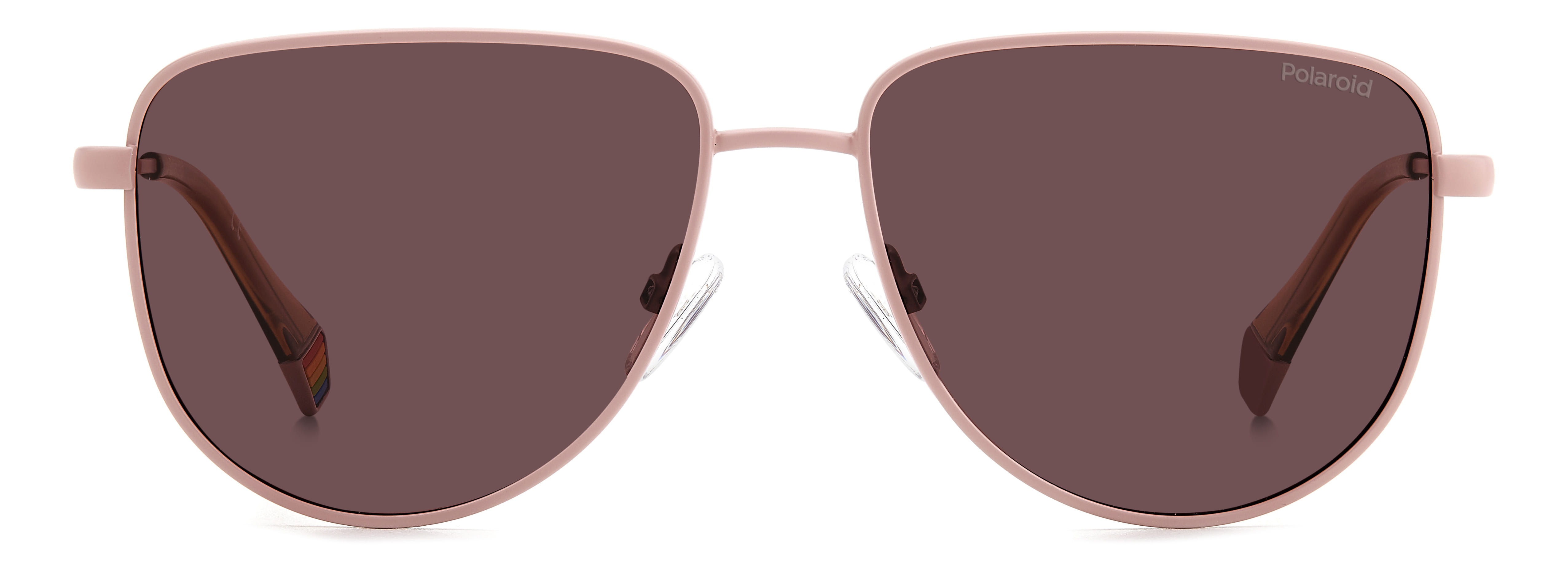 Polaroid 6196/S/X Sunglass Pink Unisex Full Metal Sunglass — Pink frame — view 2