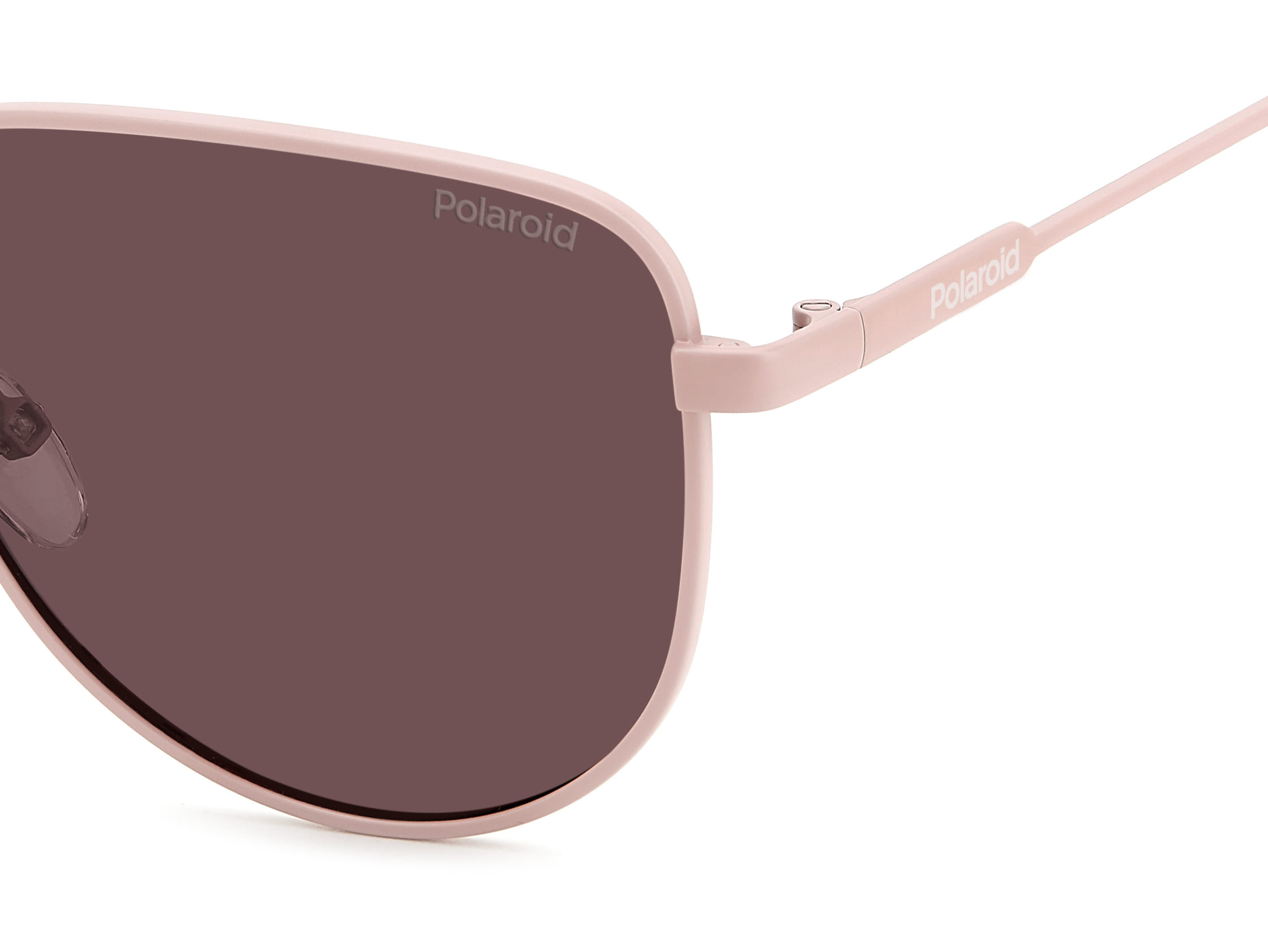 Polaroid 6196/S/X Sunglass Pink Unisex Full Metal Sunglass — Pink frame — view 3