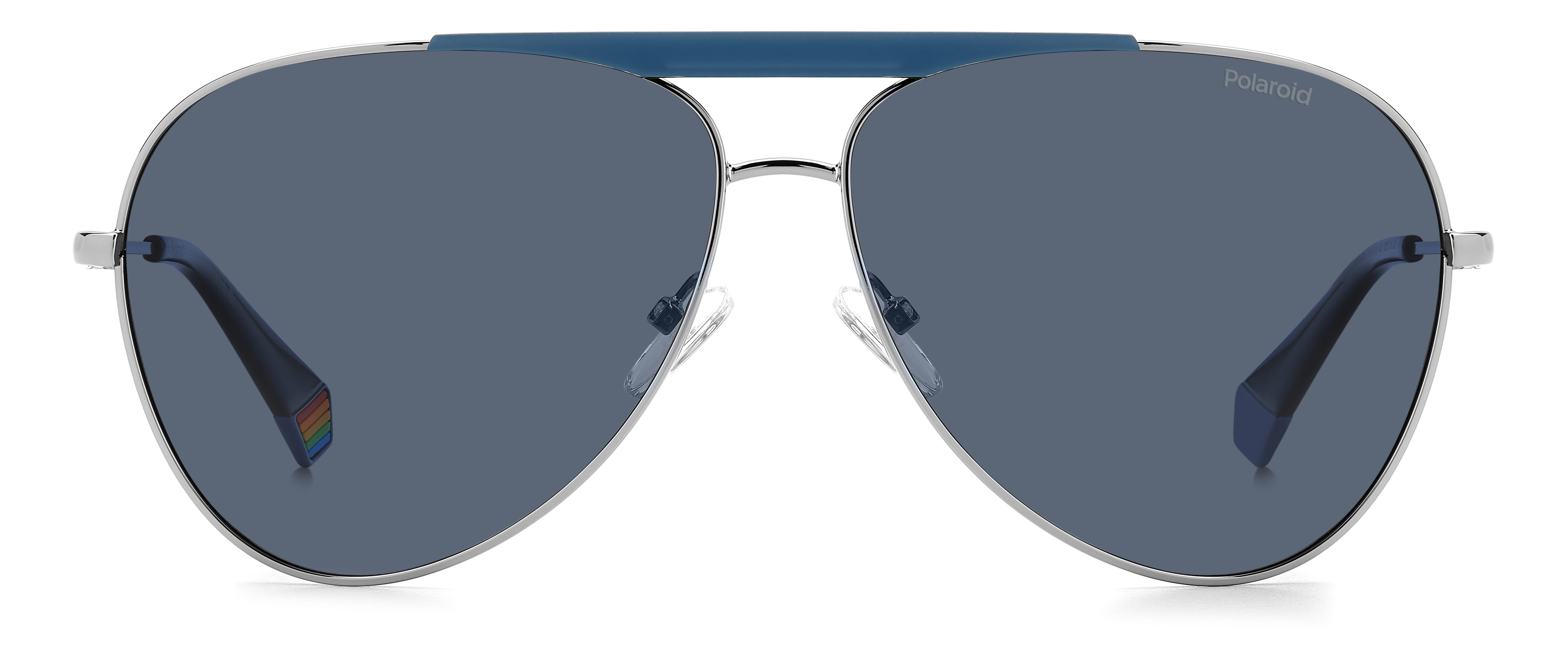 Polaroid 6200/S/X Sunglass Gun Metal Unisex Full Metal Sunglass — Gun Metal frame — view 2