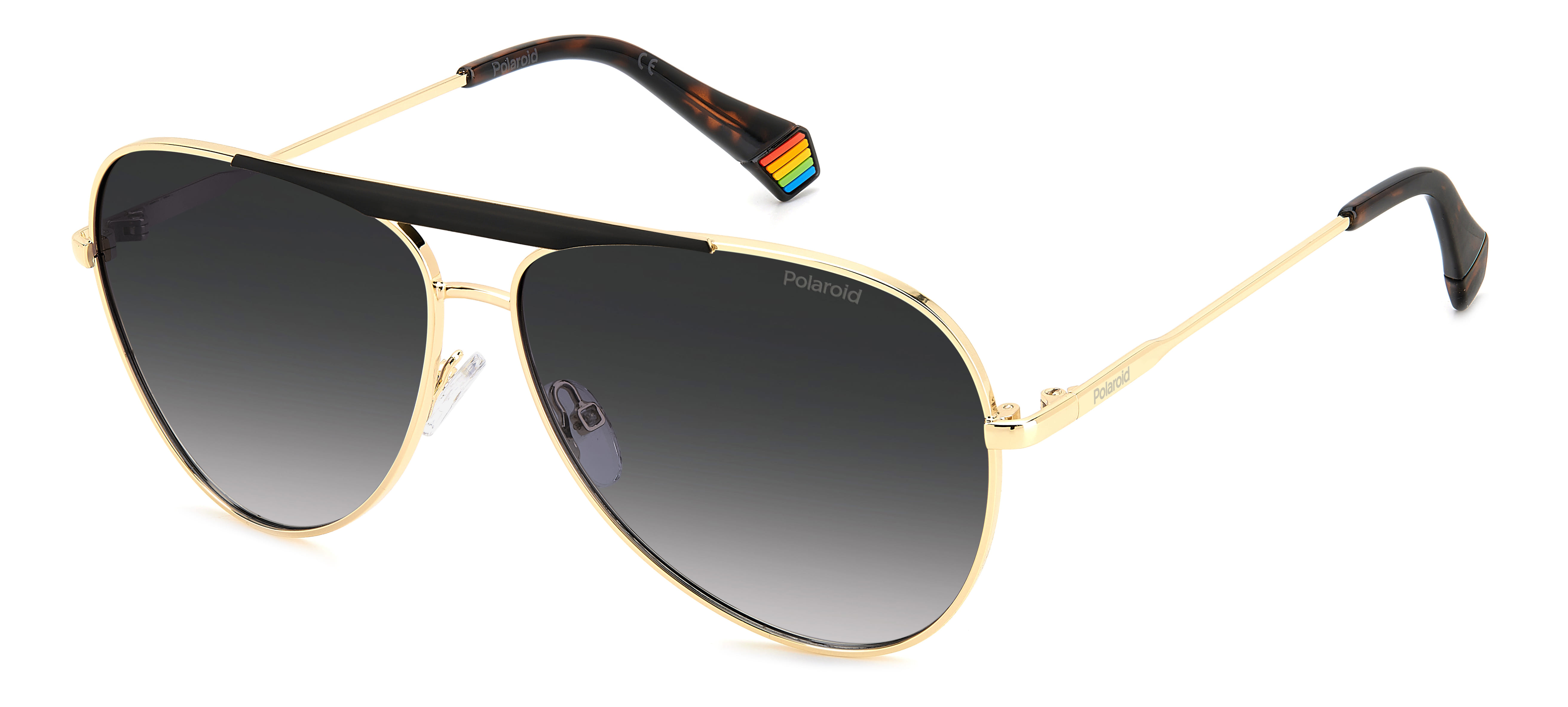 Polaroid 6200/S/X Sunglass Gold Unisex Full Metal — Gold frame