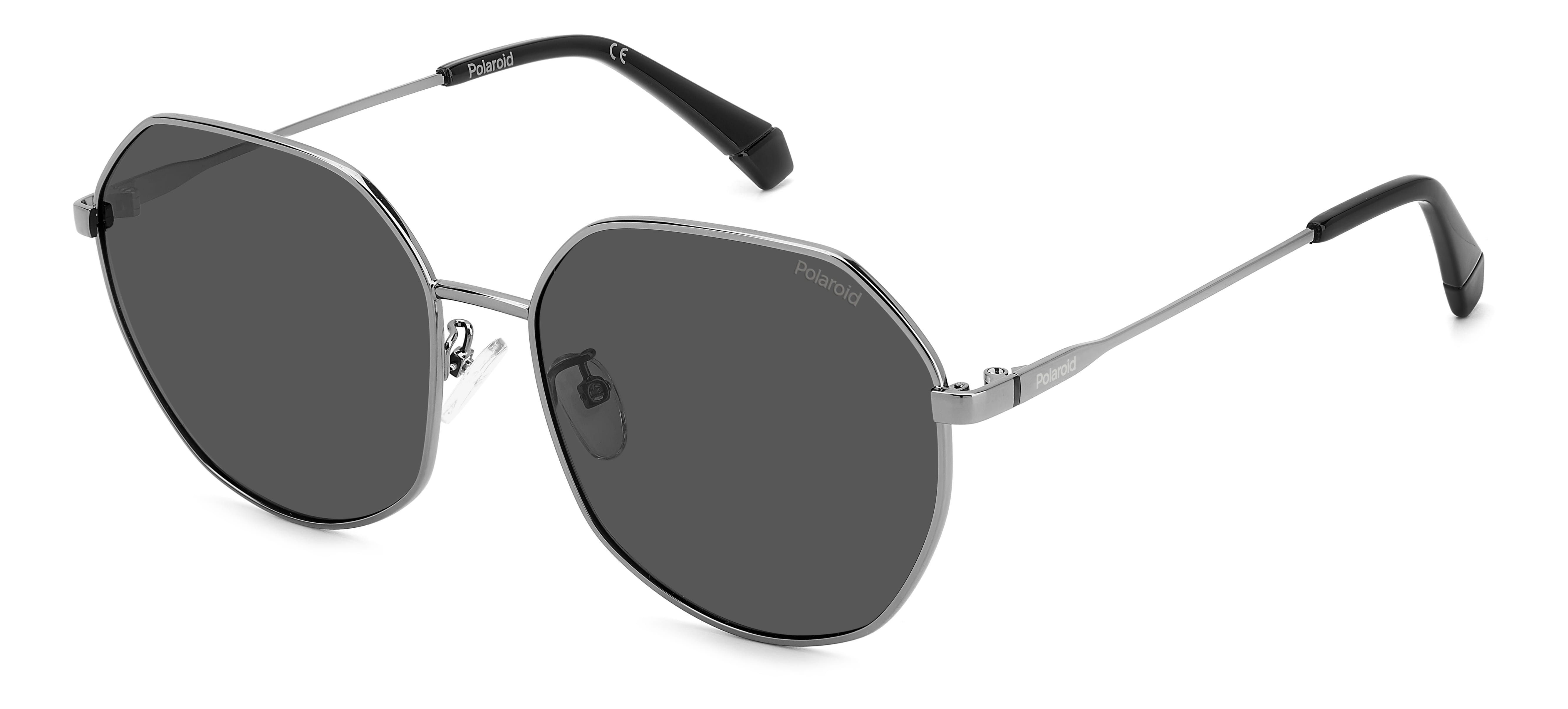 Polaroid 4140/G/S/X Sunglass Gun Metal Female Full Metal — Gun Metal frame
