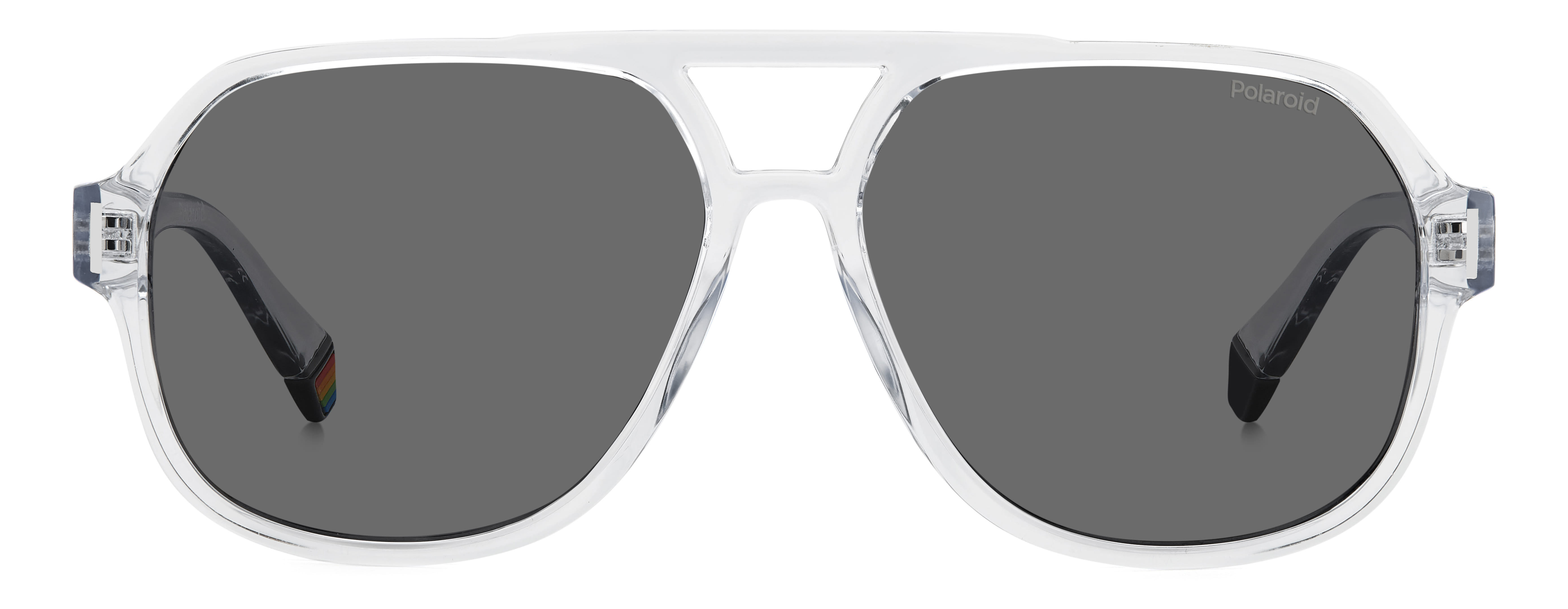 Polaroid 6193/S Sunglass Transparent Unisex Full Shell Sunglass — Transparent frame — view 2