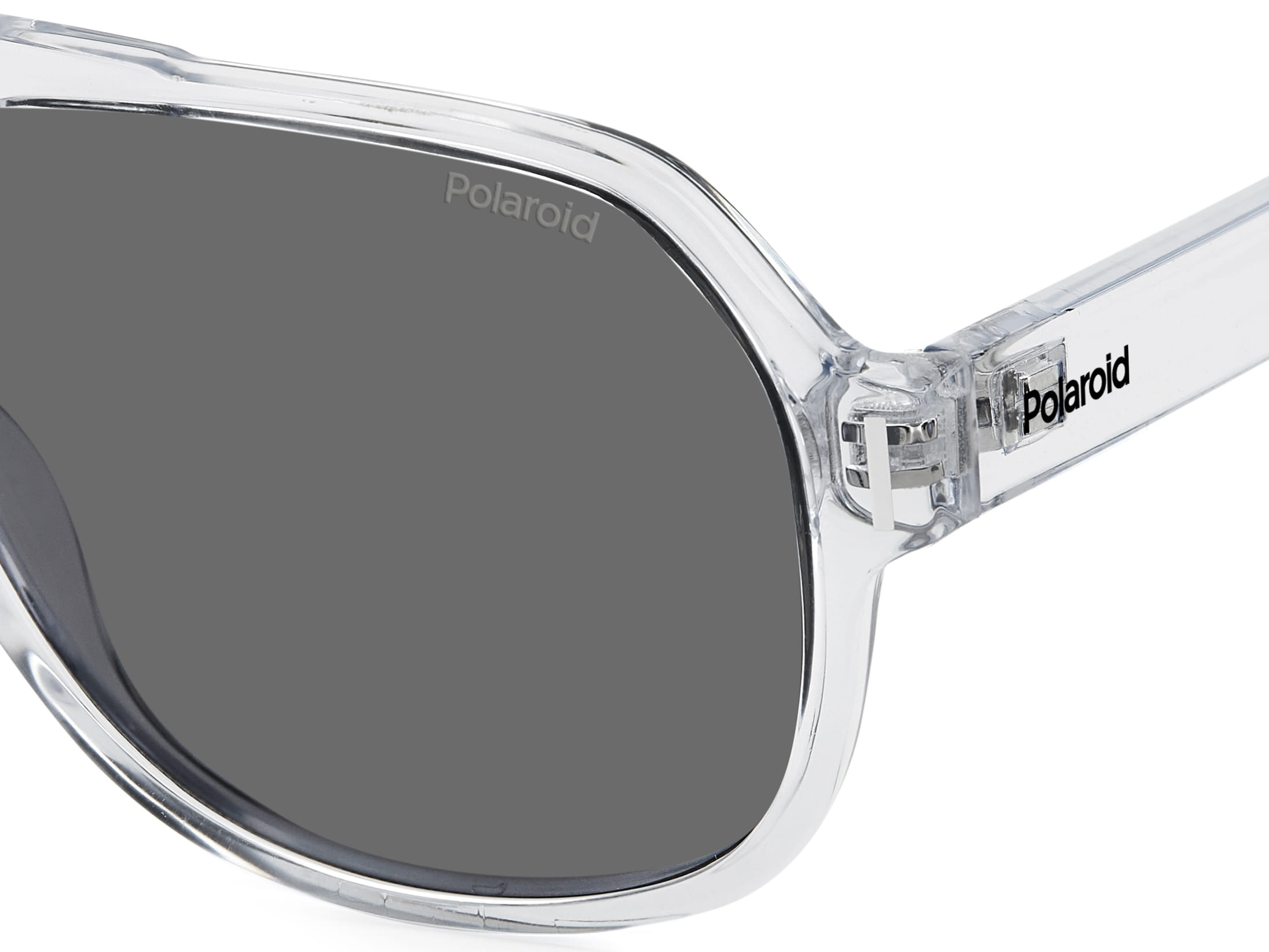 Polaroid 6193/S Sunglass Transparent Unisex Full Shell Sunglass — Transparent frame — view 3
