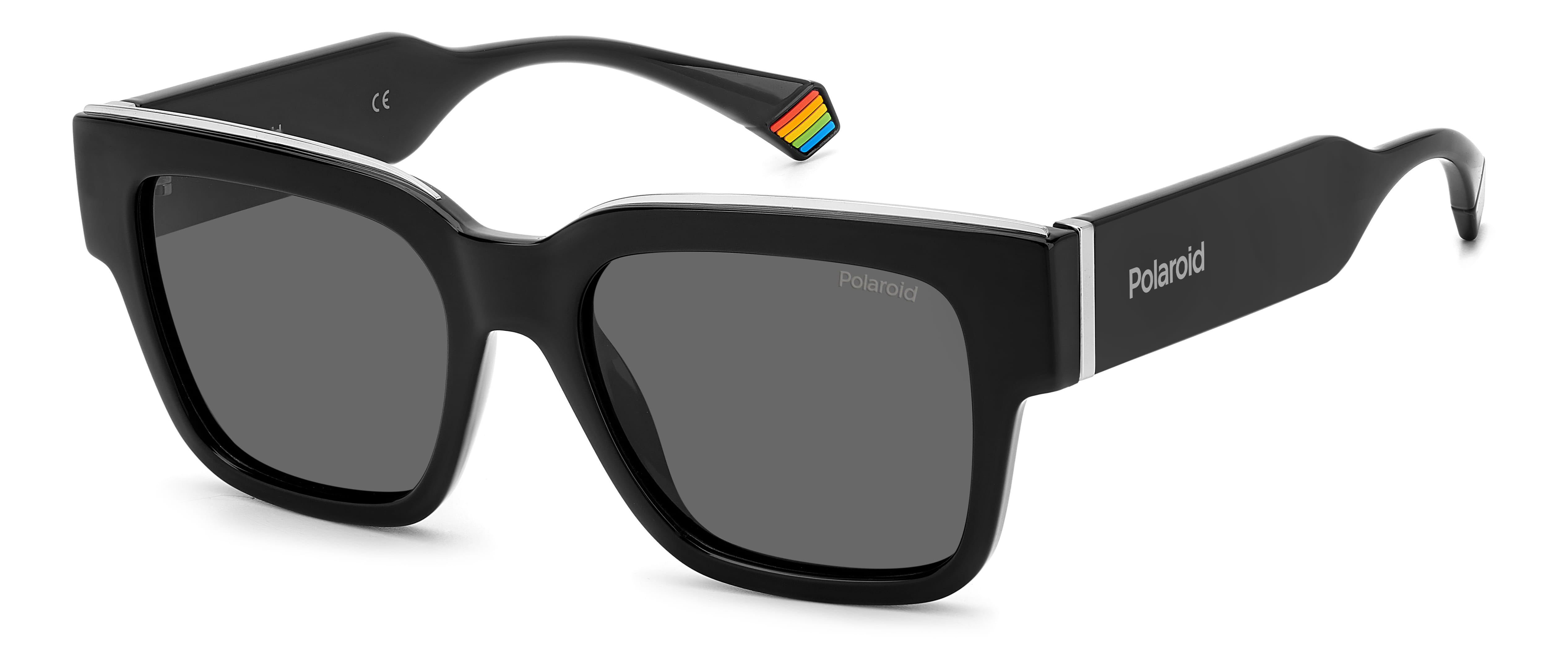 Polaroid 6198/S/X Sunglass Black Unisex Full Shell — Black frame