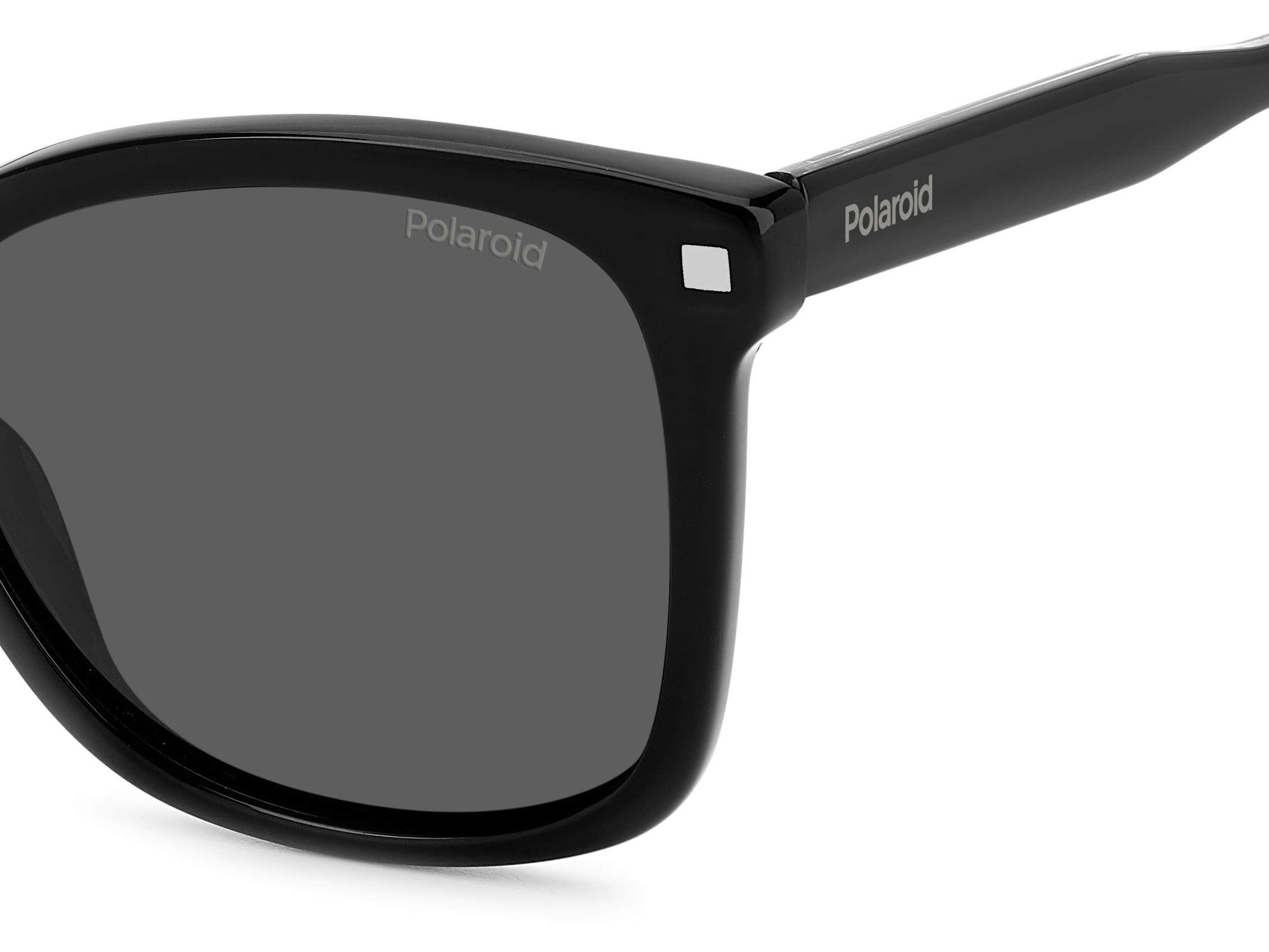Polaroid 4151/S/X Sunglass Black Female Full Shell Sunglass — Black frame — view 3