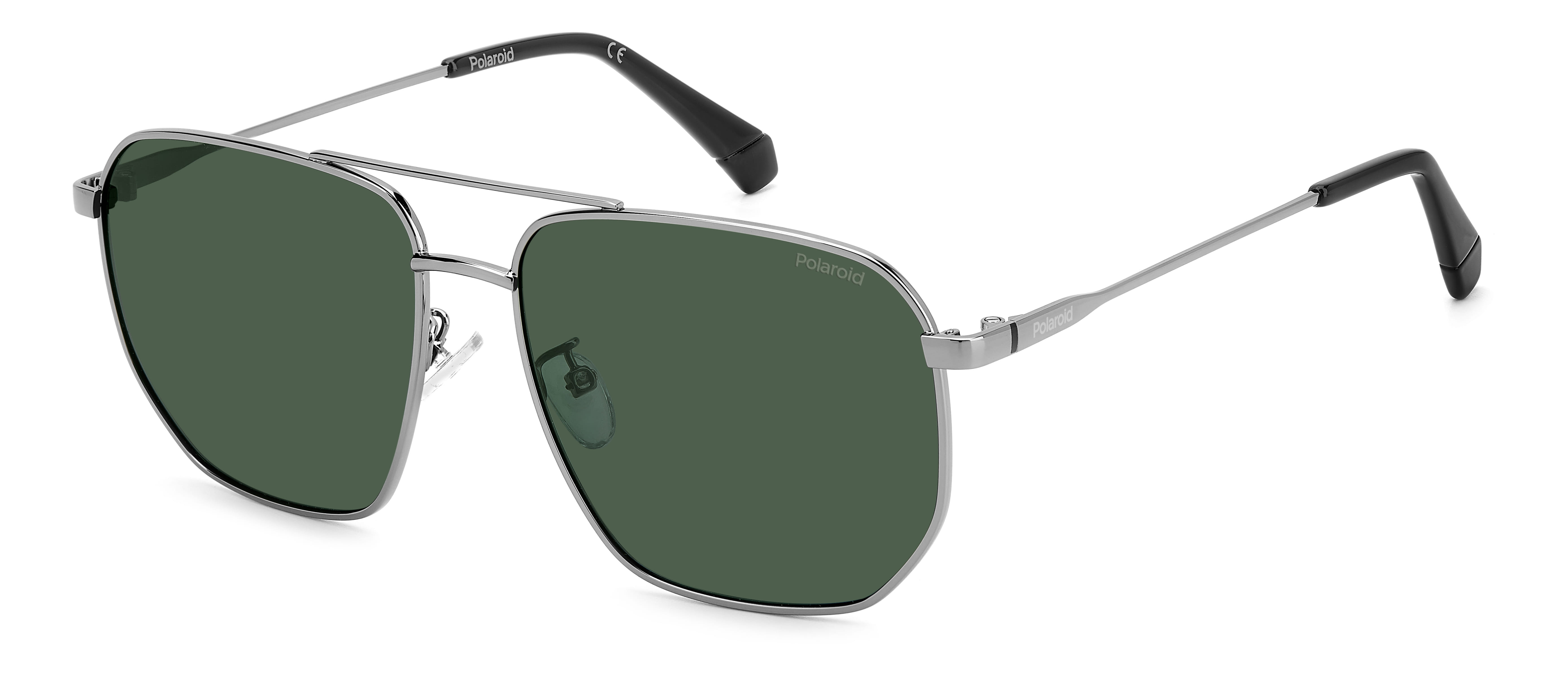 Polaroid 4141/G/S/X Sunglass Gun Metal Male Full Metal — Gun Metal frame