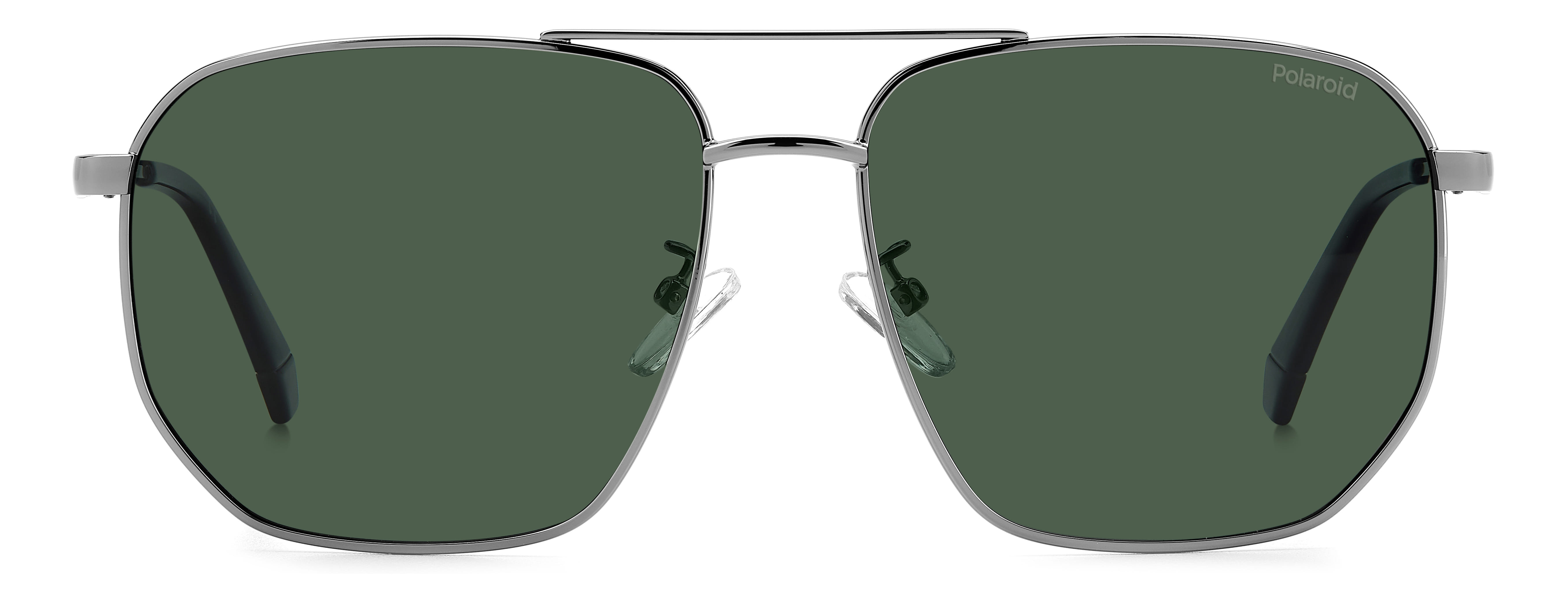 Polaroid 4141/G/S/X Sunglass Gun Metal Male Full Metal Sunglass — Gun Metal frame — view 2