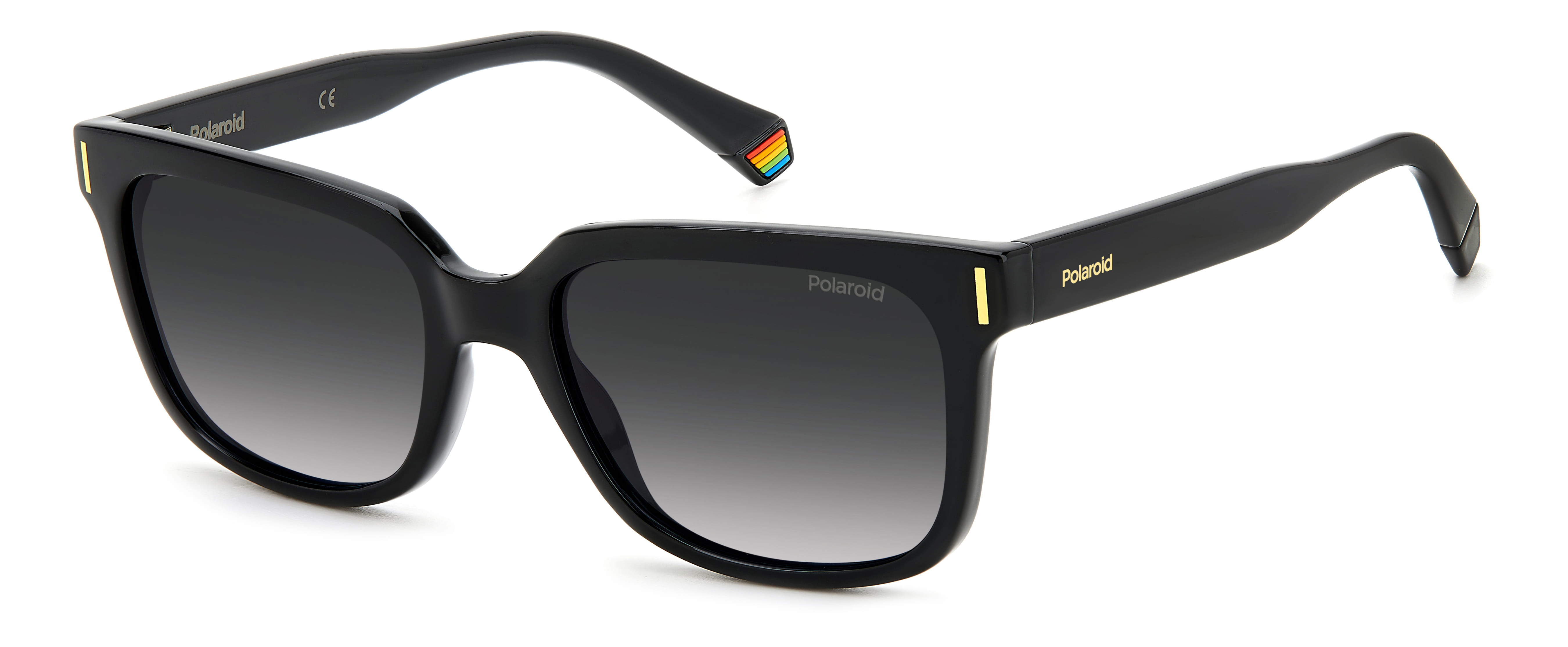 Polaroid 6191/S Sunglass Black Unisex Full Shell — Black frame