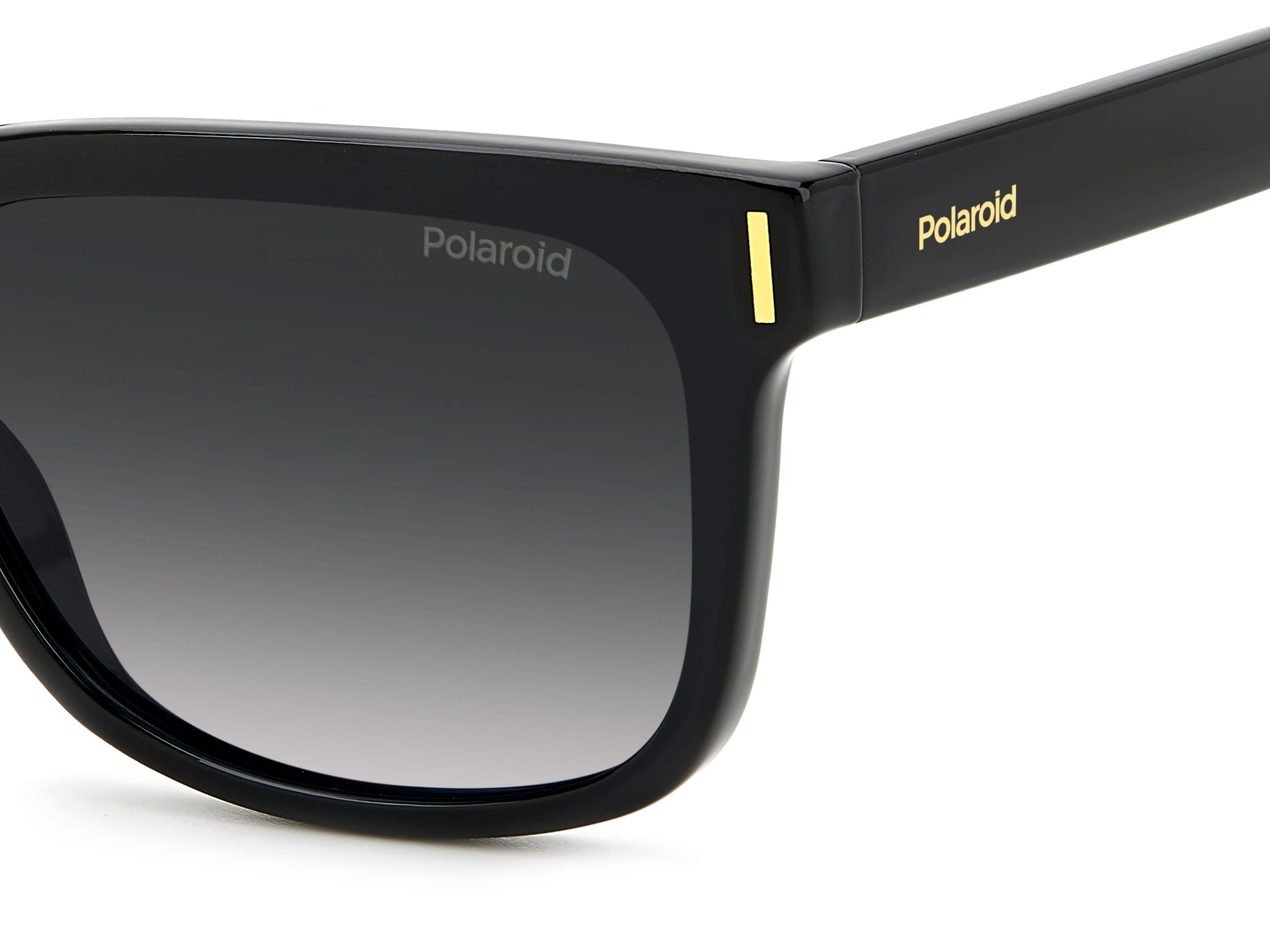 Polaroid 6191/S Sunglass Black Unisex Full Shell Sunglass — Black frame — view 3