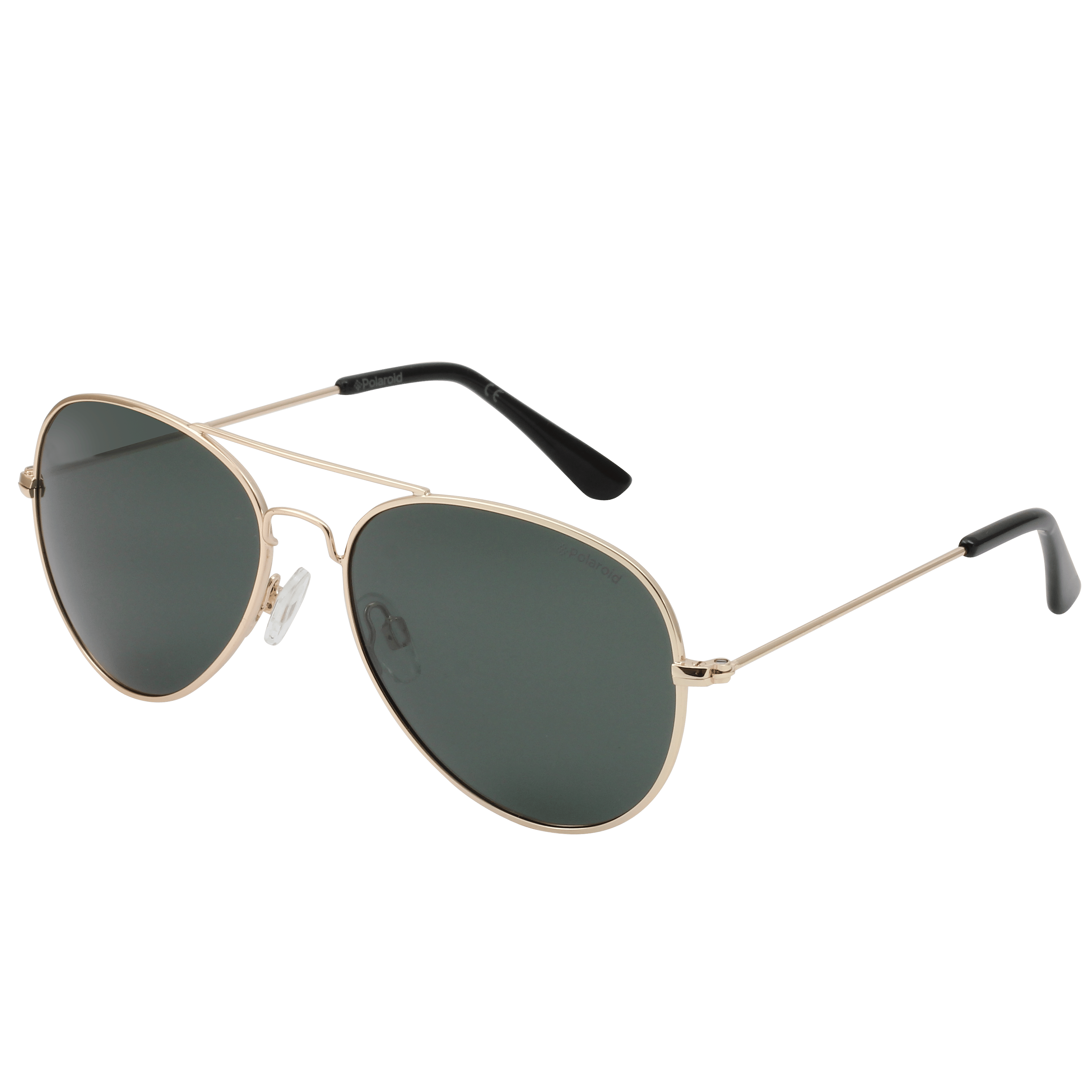 Polaroid 4213 Sunglass Gold Male Full Metal Sunglass — Gold frame — view 1