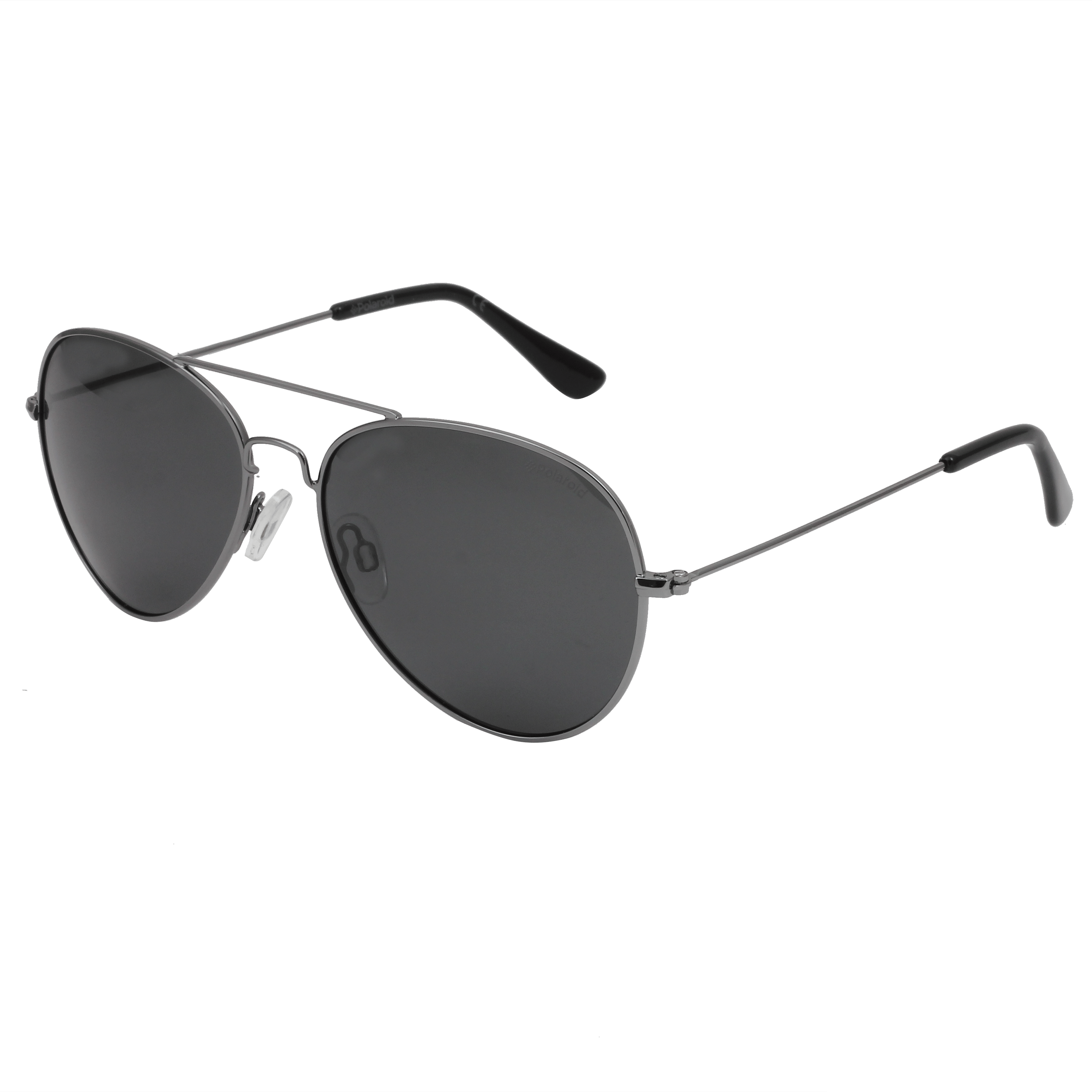 Polaroid 4213 Sunglass Gun Metal Male Full Metal Sunglass — Gun Metal frame — view 1