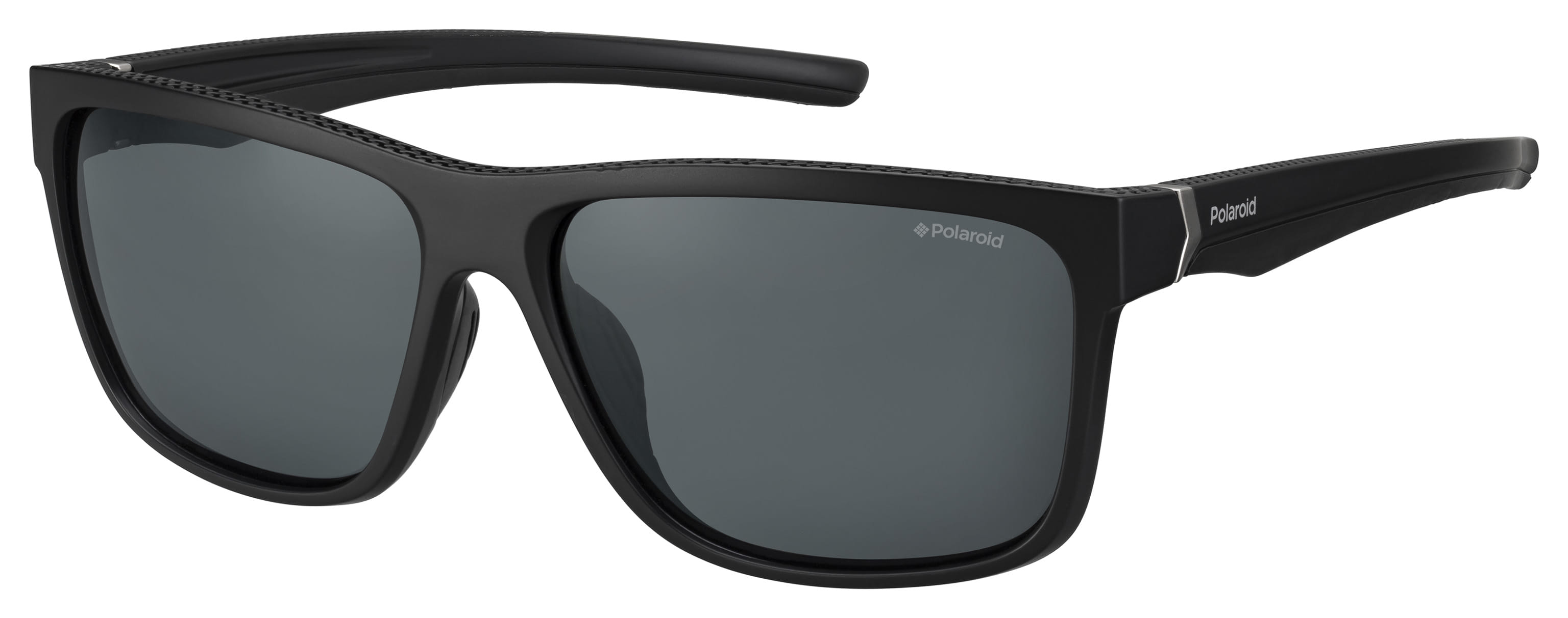 Polaroid PLD7014/S Sunglass Black Male Full Shell Sunglass — view 1
