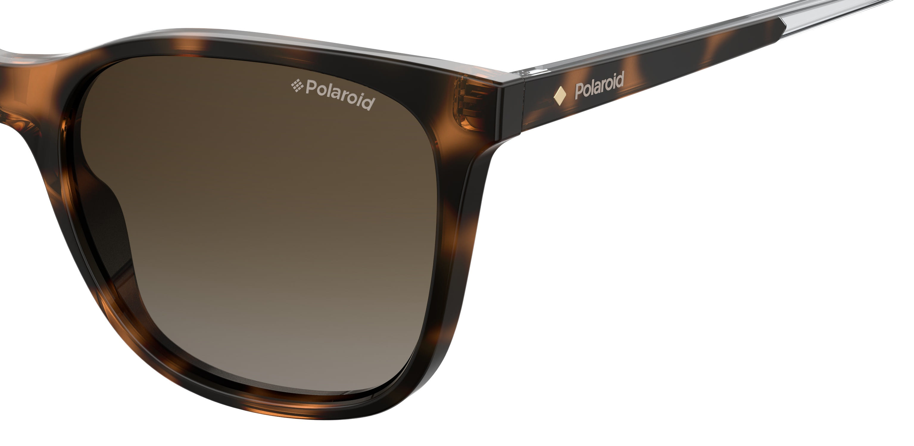 Polaroid PLD 4059/S Sunglass Brown Female Full Shell Sunglass — Brown frame — view 3