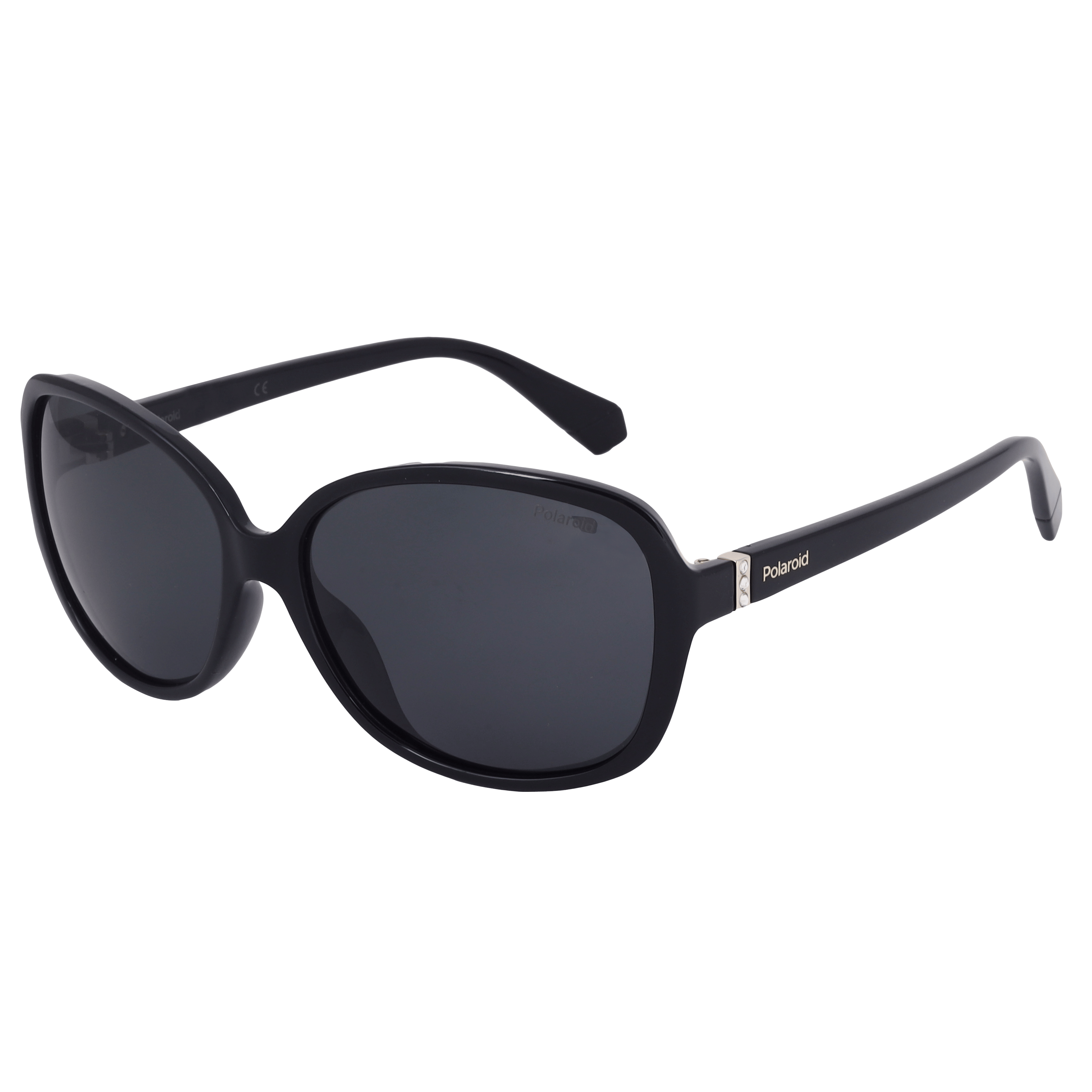 Polaroid Pld 4098/S Sunglass Black Female Full Shell Sunglass — Black frame — view 4