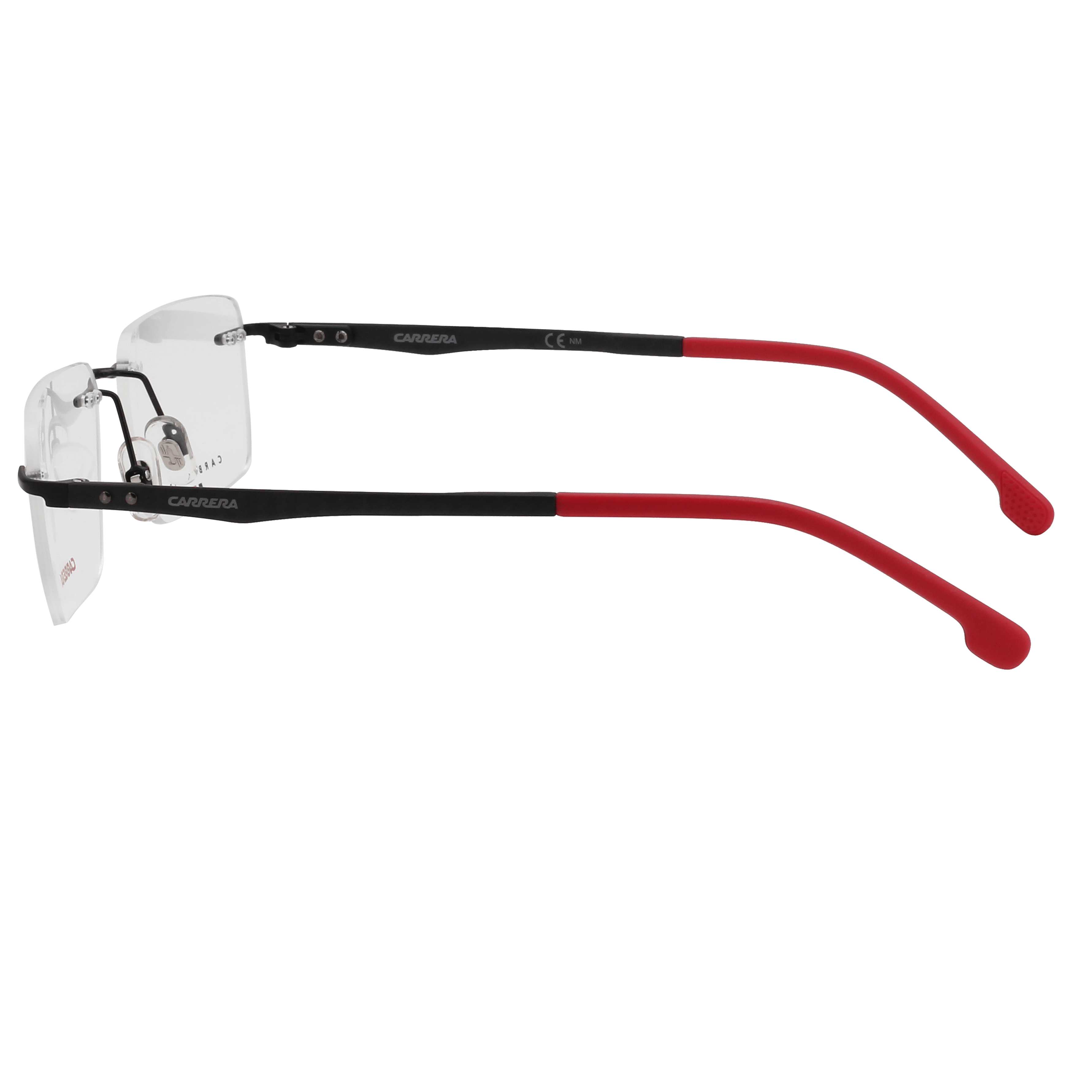 Carrera CARRERA 8853 Frame Black Male RimLess Carbon Fiber Frame — Black frame — view 6