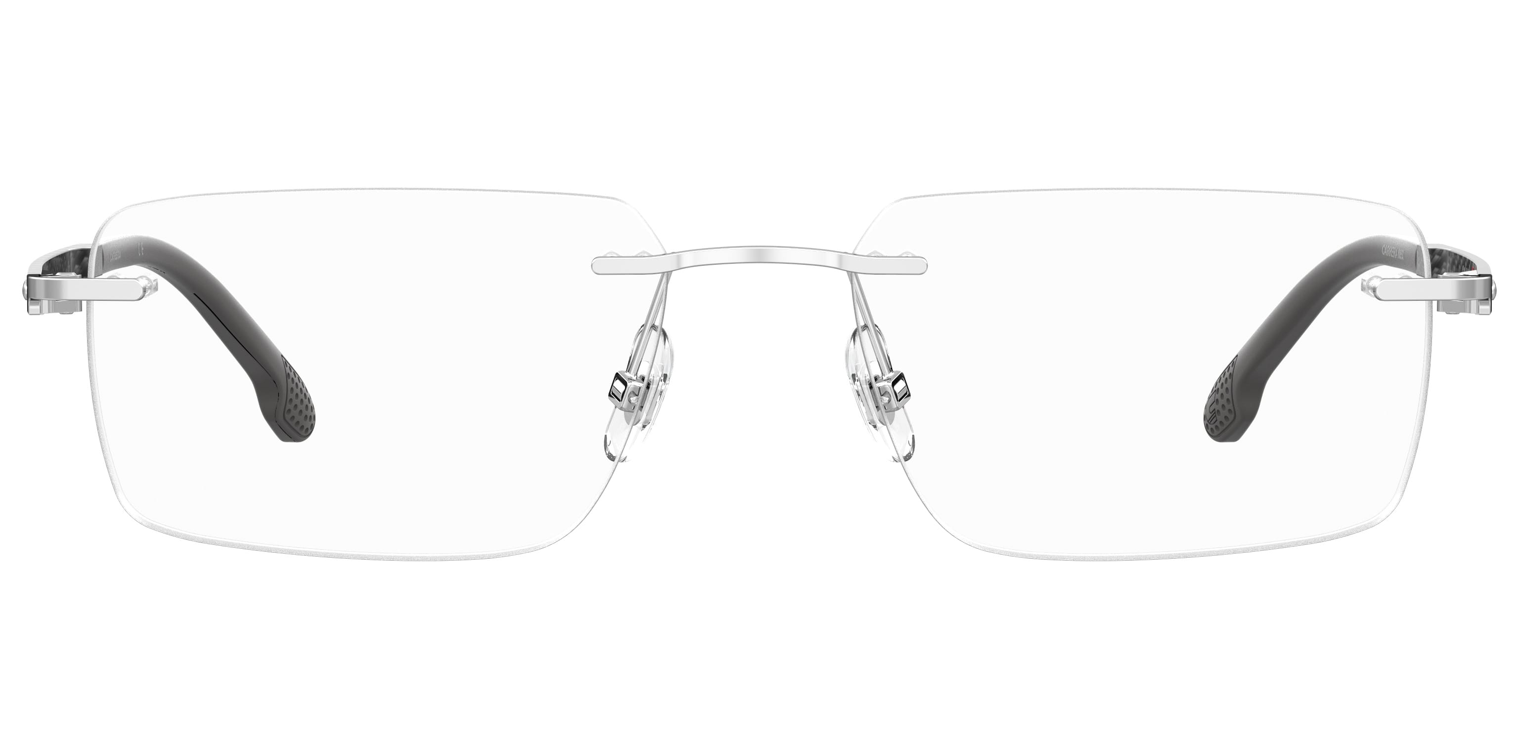 Carrera CARRERA 8853 Frame Silver Male RimLess Carbon Fiber Frame — Silver frame — view 2