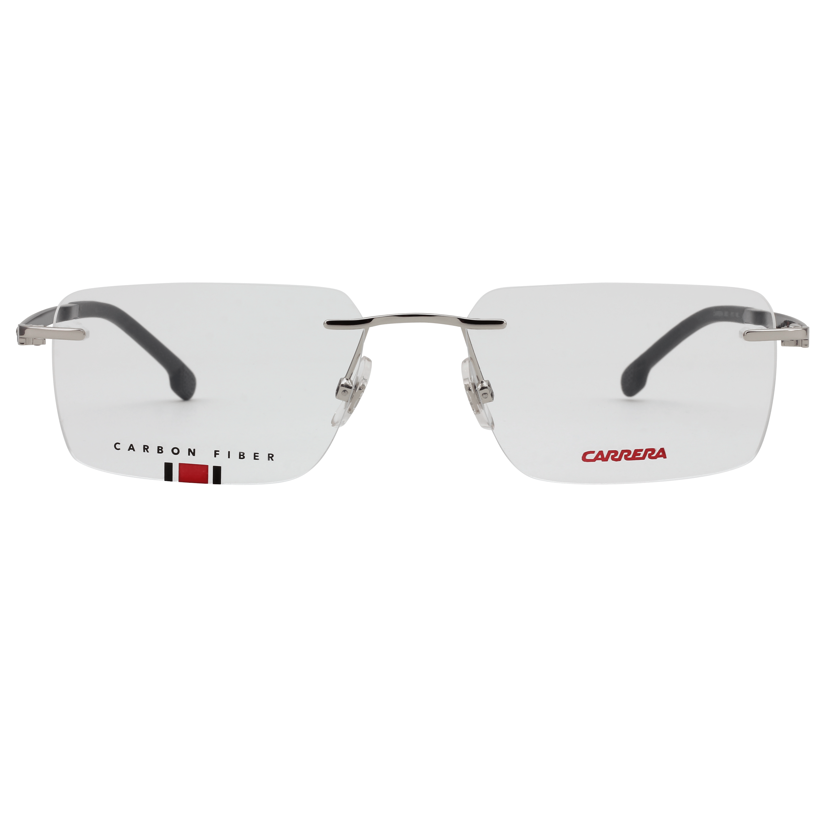 Carrera CARRERA 8853 Frame Silver Male RimLess Carbon Fiber Frame — Silver frame — view 5