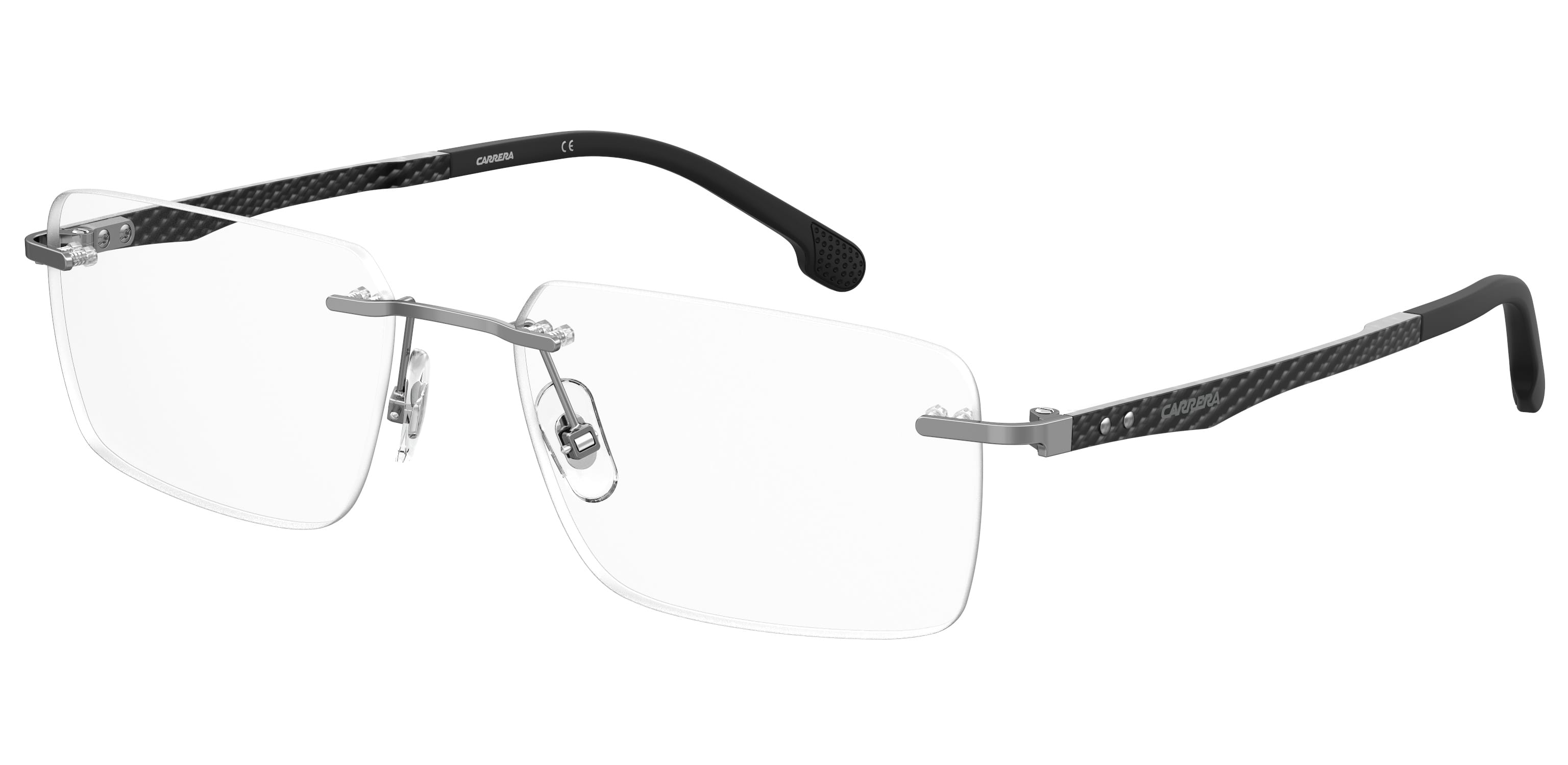 Carrera CARRERA 8853 Frame Gun Metal Male RimLess Carbon Fib Frame — Gun Metal frame — view 1