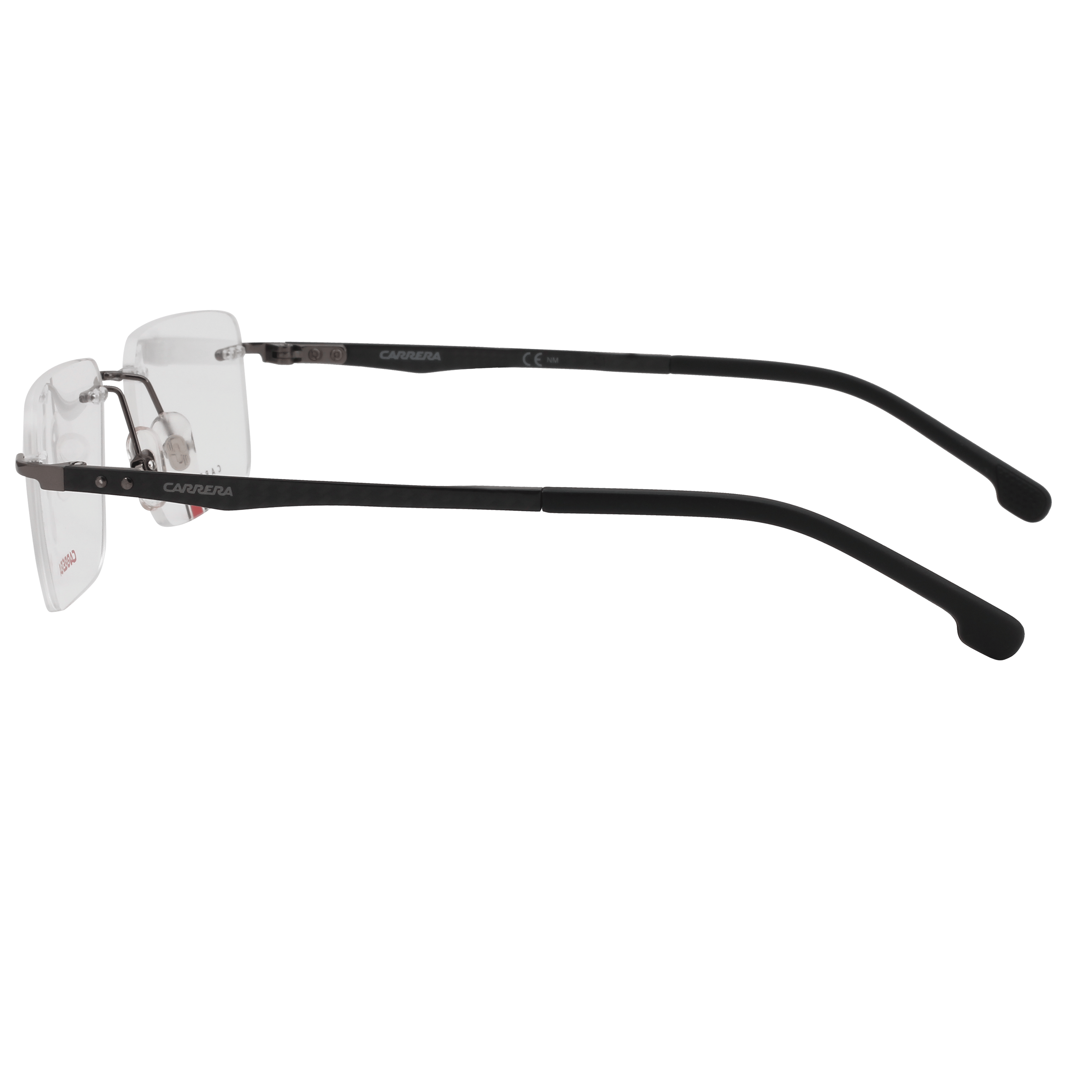 Carrera CARRERA 8853 Frame Gun Metal Male RimLess Carbon Fib Frame — Gun Metal frame — view 6