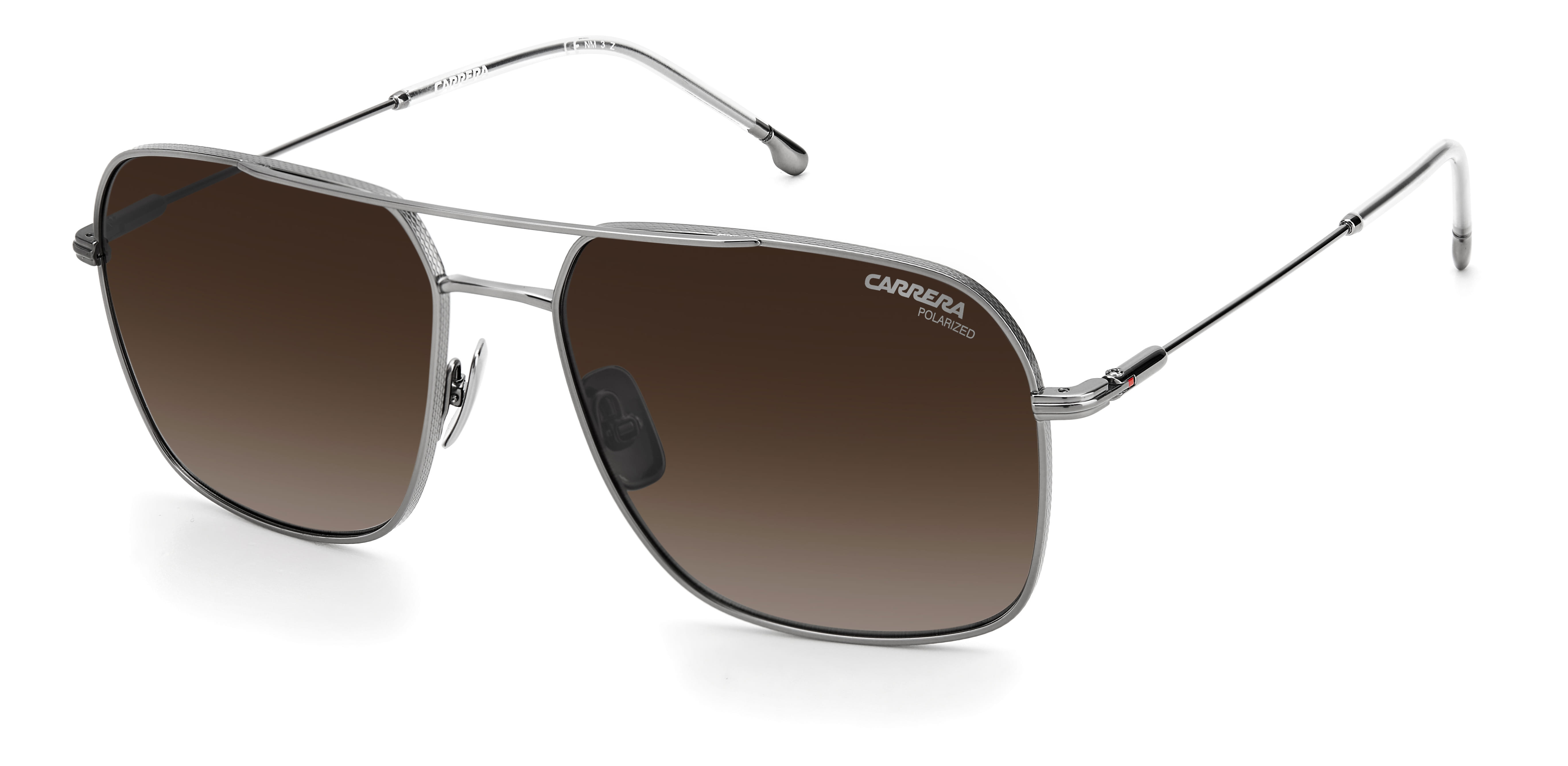 Carrera CARRERA 247/S Sunglass Gun Metal Male Full Titanium Sunglass — Gun Metal frame — view 1