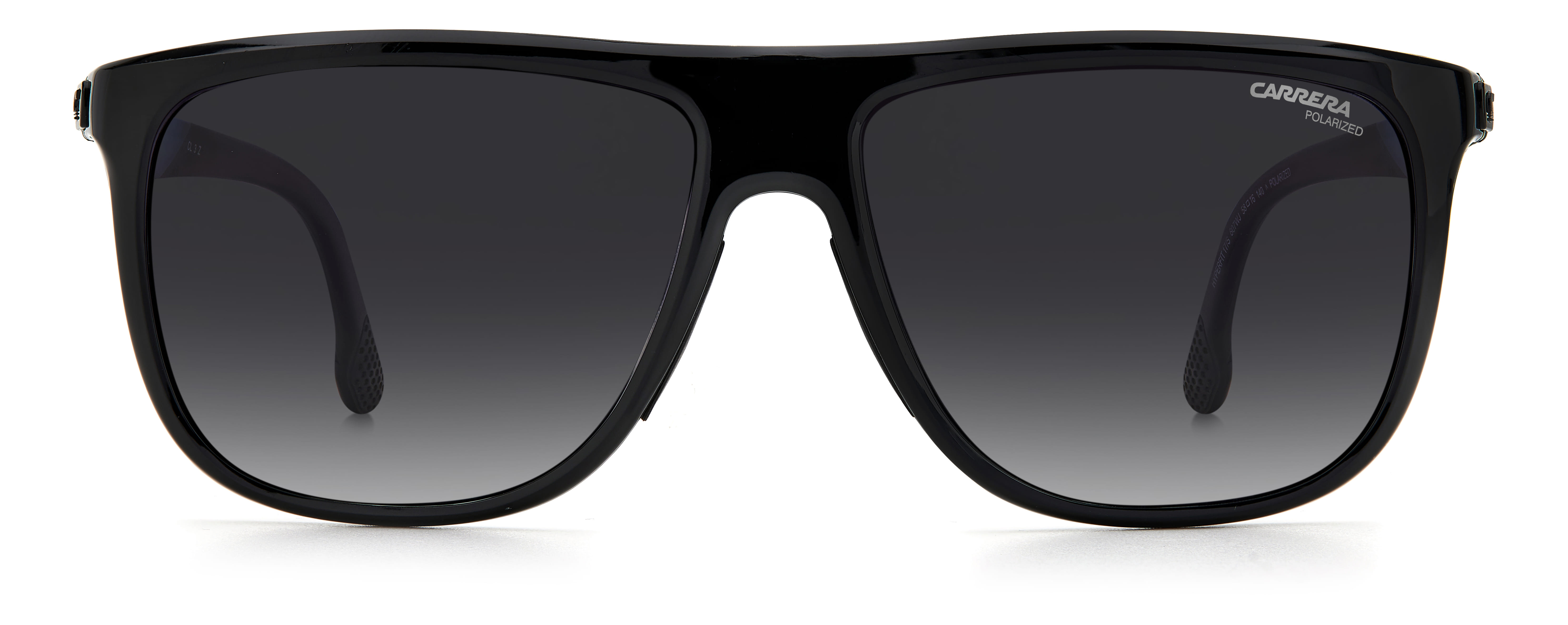 Carrera HYPERFIT 17/S Sunglass Black Male Full Shell Rubber Sunglass — Black frame — view 2