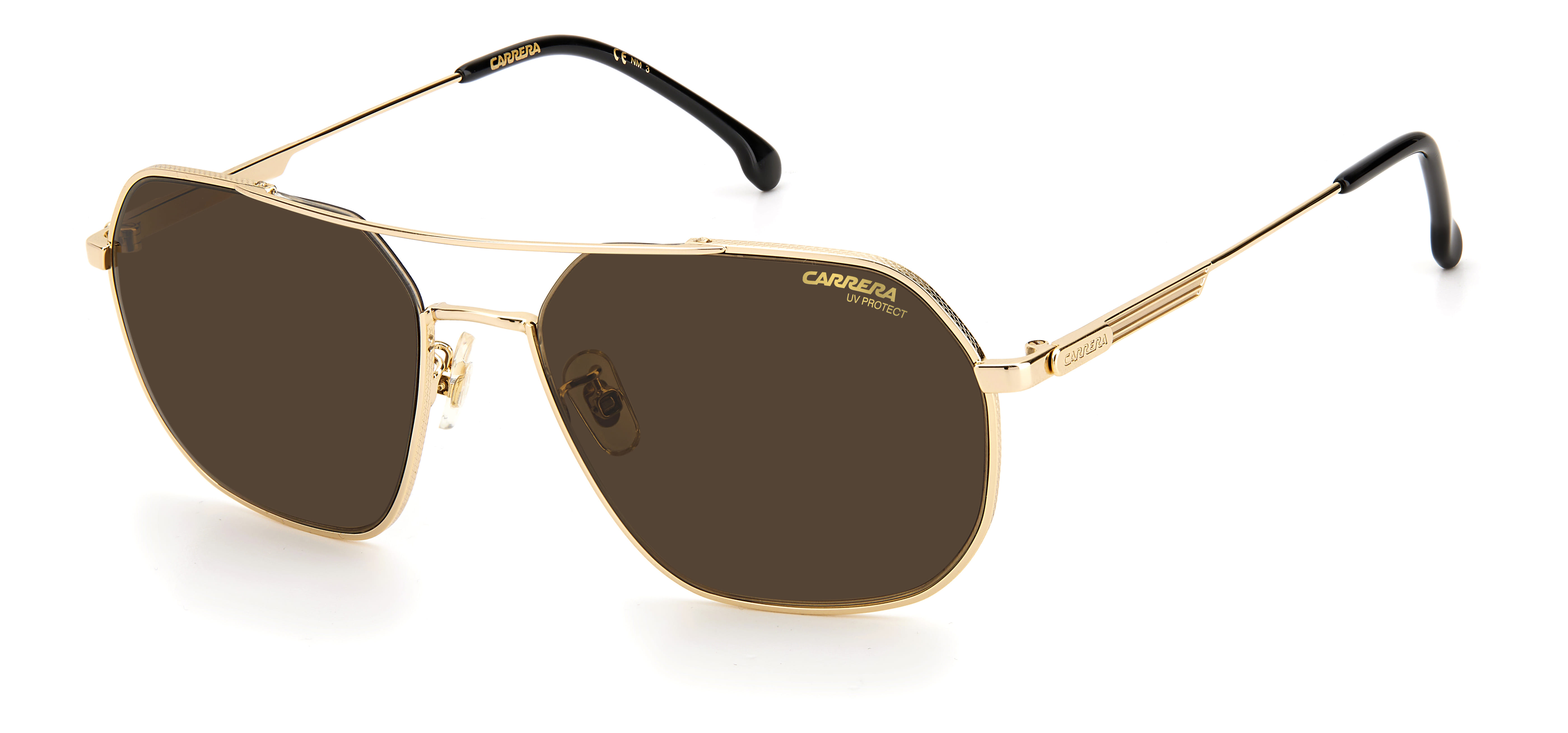 Carrera CARRERA 1035/GS Sunglass Gold Male Supra Metal Sunglass — Gold frame — view 1