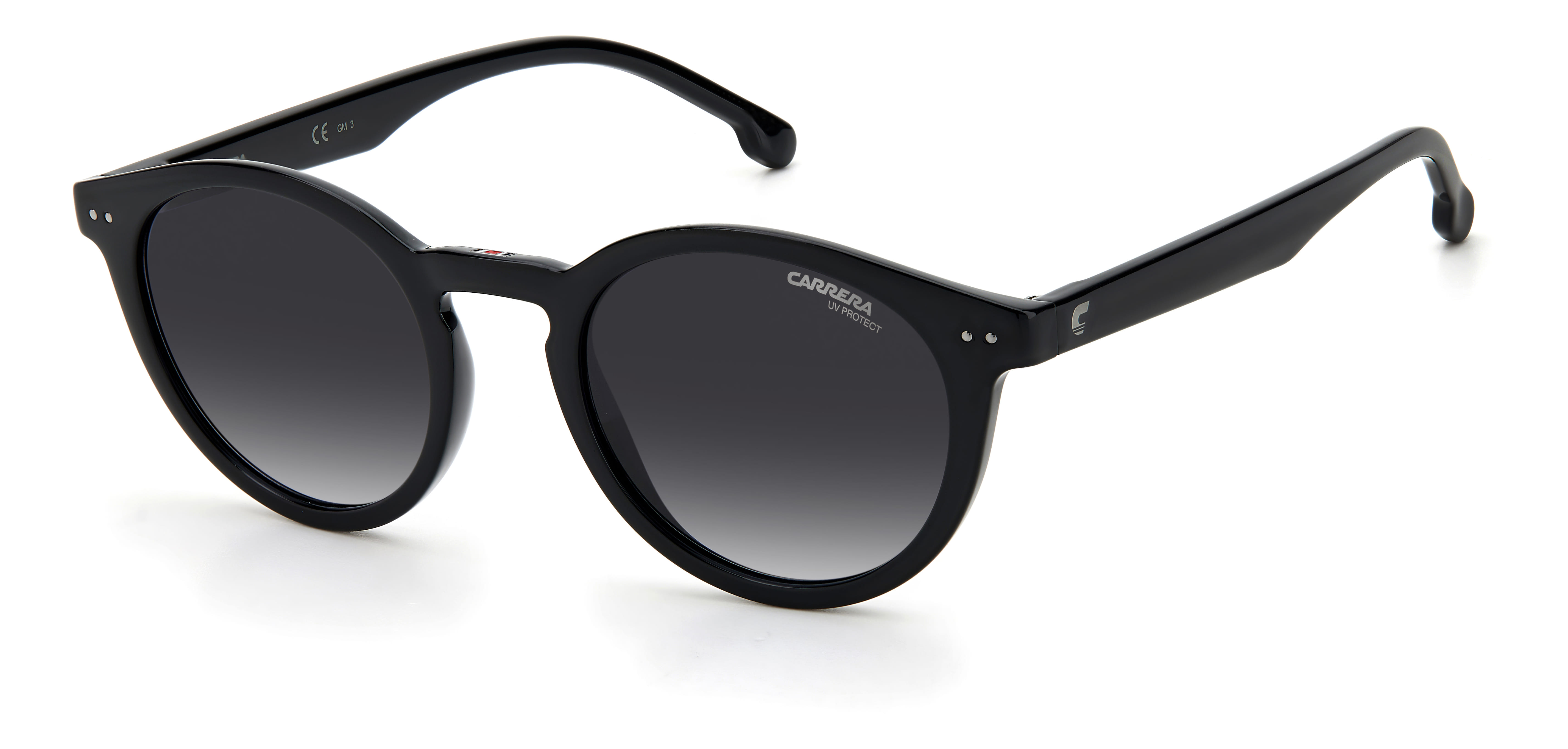 Carrera 2029T/S Sunglass Black Female Full Shell Sunglass — Black frame — view 1