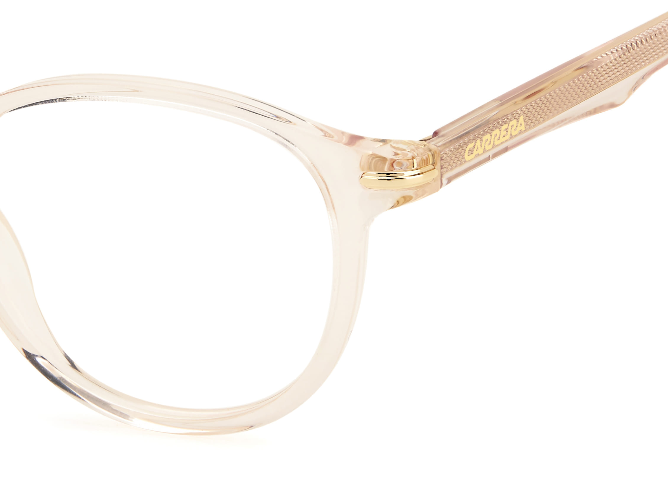 Carrera CARRERA 287 Frame Transparent Pink Female Full Shell Frame — Transparent Pink frame — view 3