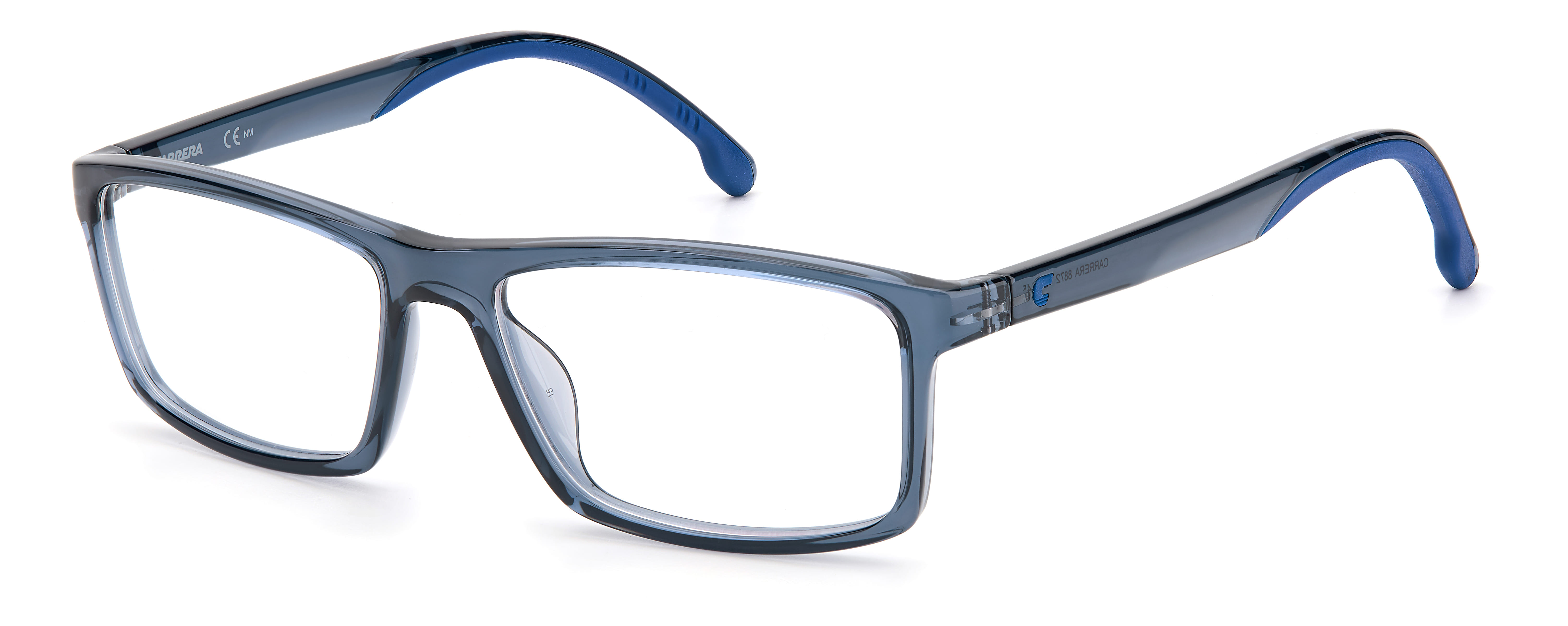 Carrera CARRERA 8872 Frame Transparent Blue Male Full Shell — Transparent Blue frame