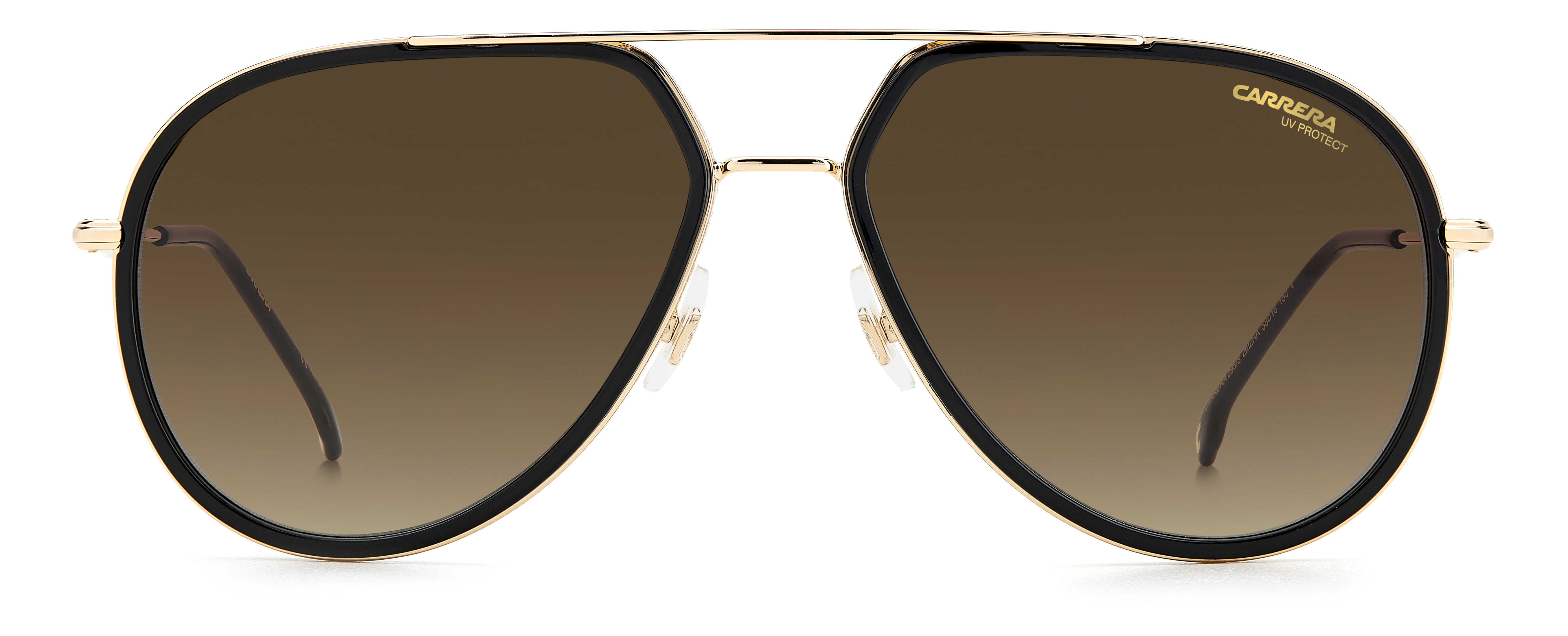 Carrera 295/S Sunglass Black Unisex Full Metal Sunglass — Black frame — view 2
