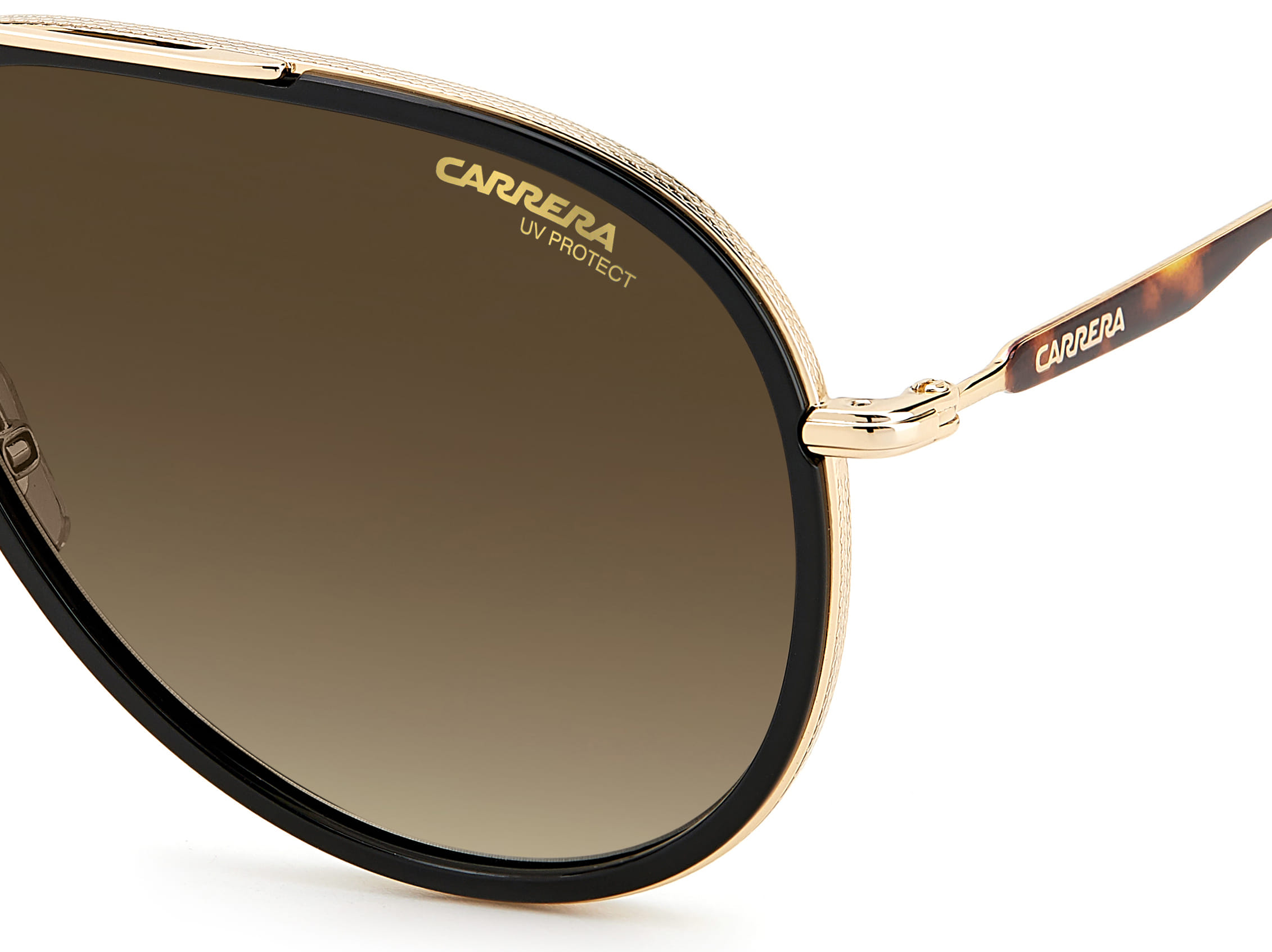 Carrera 295/S Sunglass Black Unisex Full Metal Sunglass — Black frame — view 3