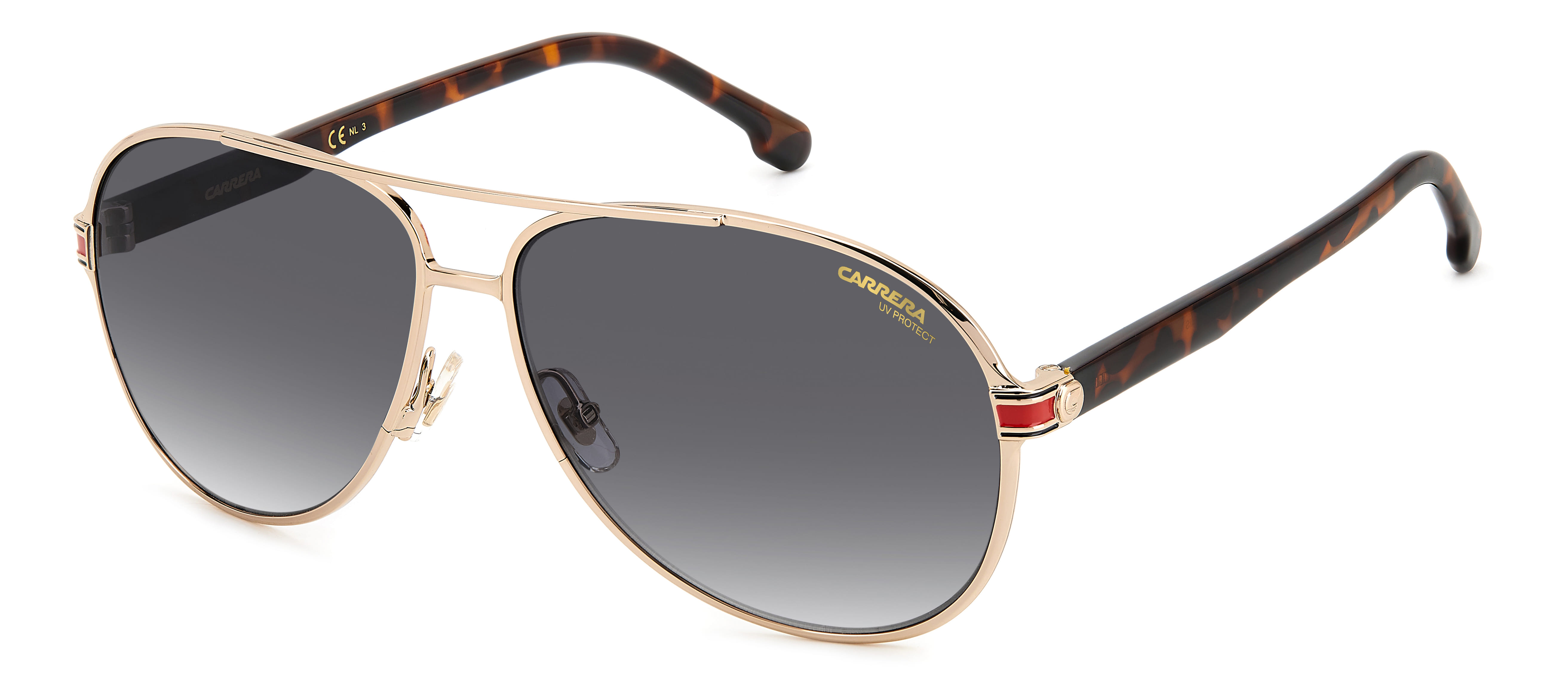 Carrera 1051/S Sunglass Gold Unisex Full Shell — Gold frame