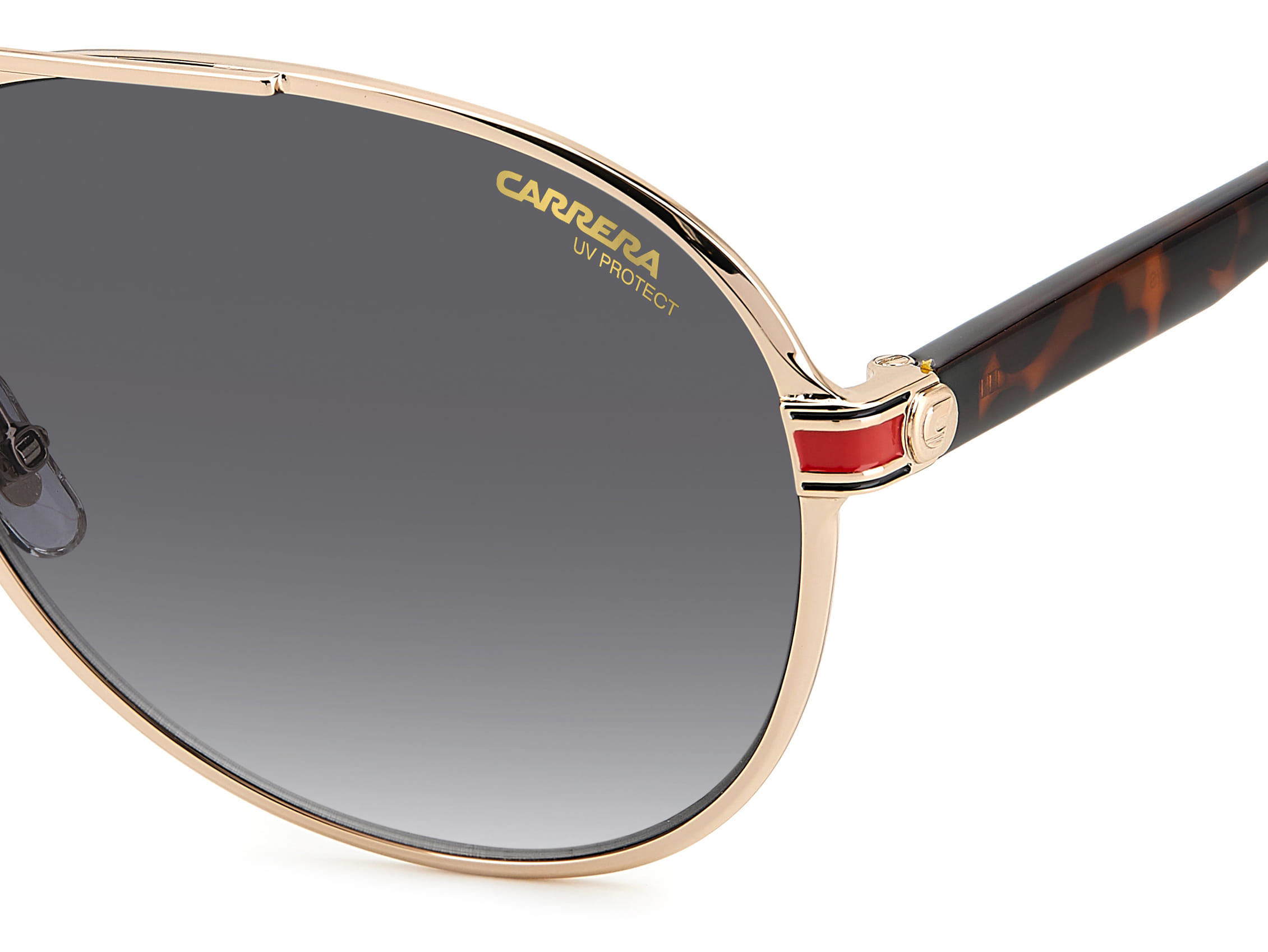 Carrera 1051/S Sunglass Gold Unisex Full Shell Sunglass — Gold frame — view 3