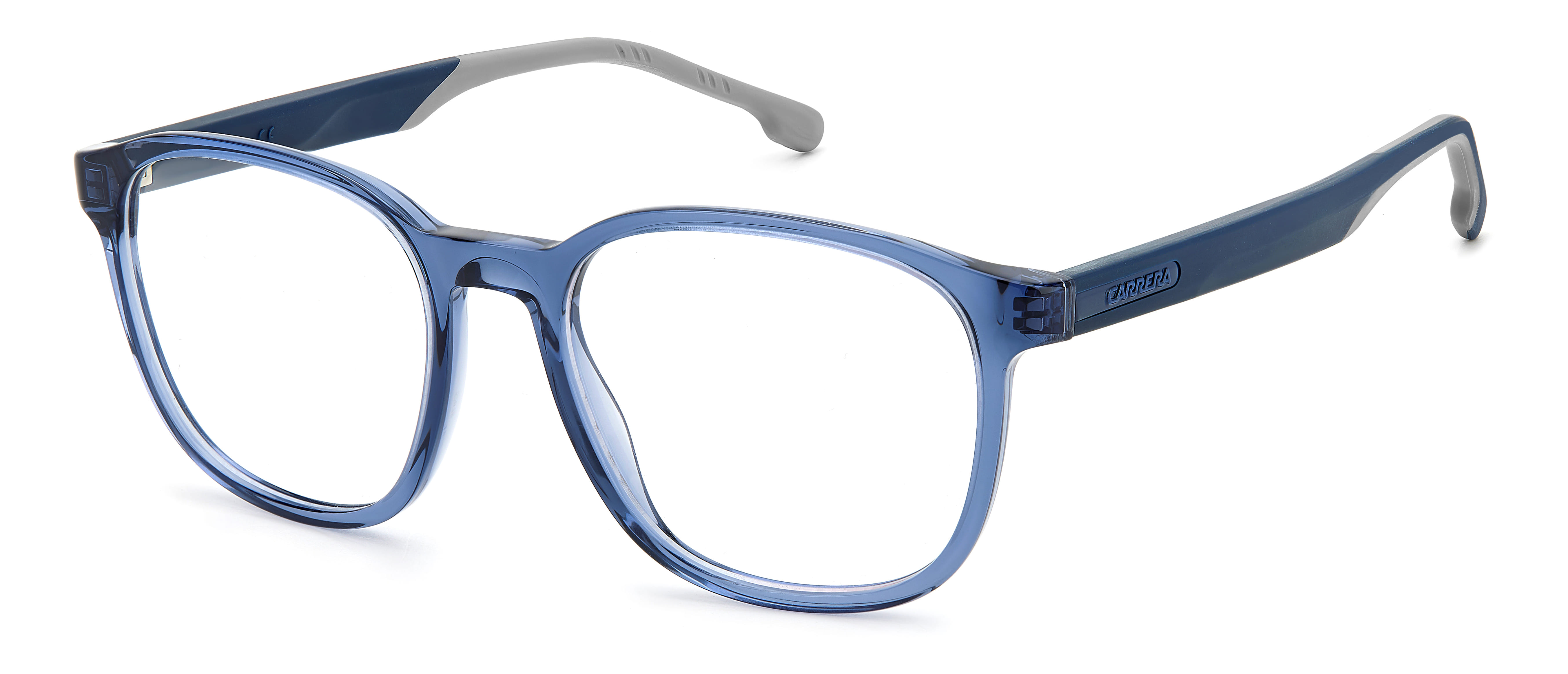 Carrera 8878 Frame Transparent Blue Male Full Shell — Transparent Blue frame