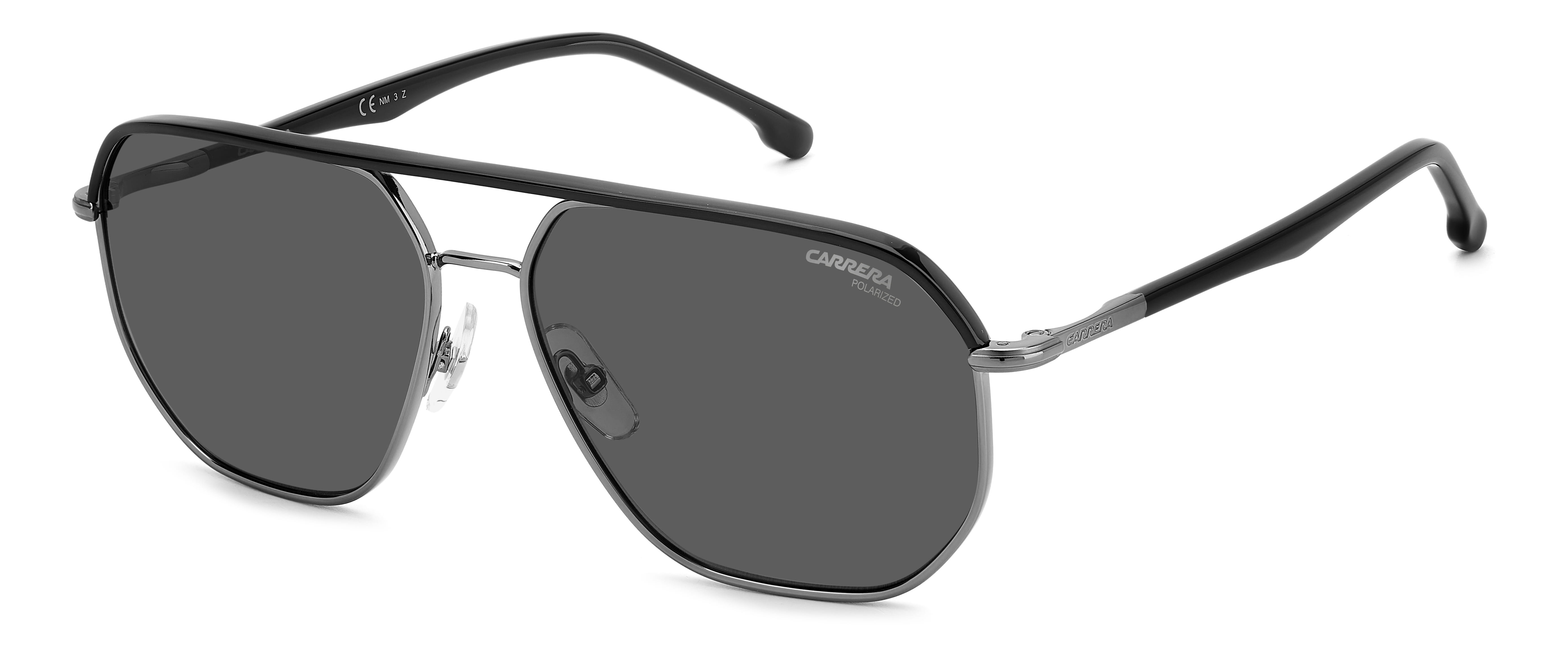 Carrera 304/S Sunglass Gun Metal Male Full Metal — Gun Metal frame