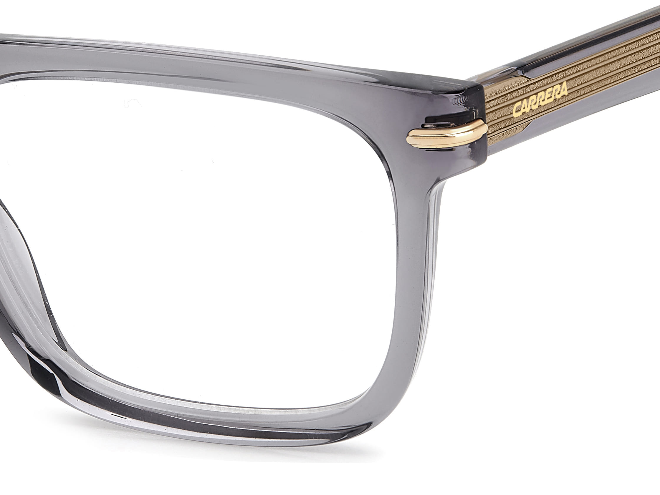 Carrera 312 Frame Transparent Grey Male Full Shell Frame — Transparent Grey frame — view 2