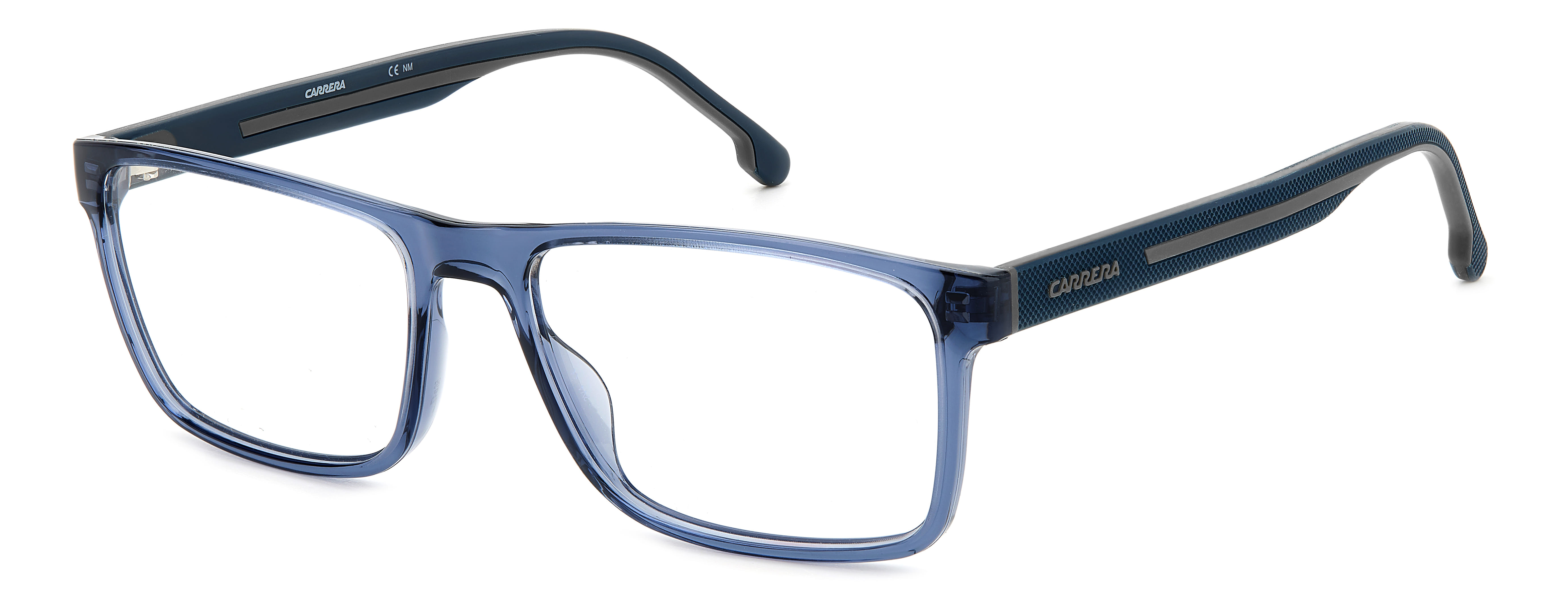 Carrera 8885 Frame Transparent Blue Male Full Shell — Transparent Blue frame