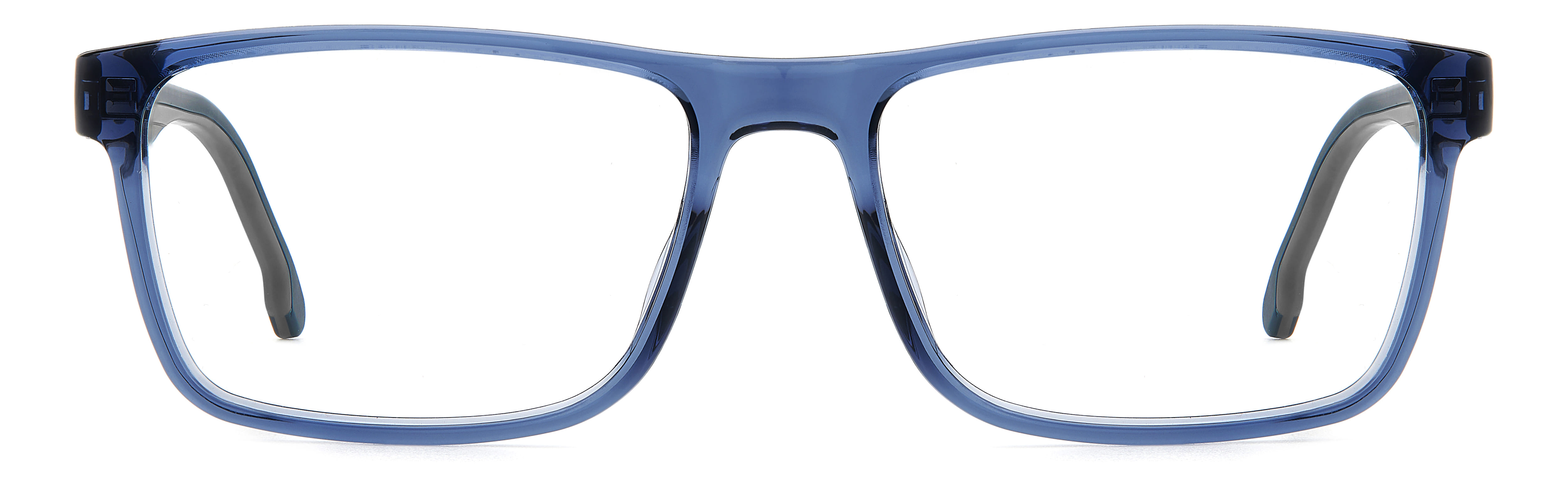 Carrera 8885 Frame Transparent Blue Male Full Shell Frame — Transparent Blue frame — view 2