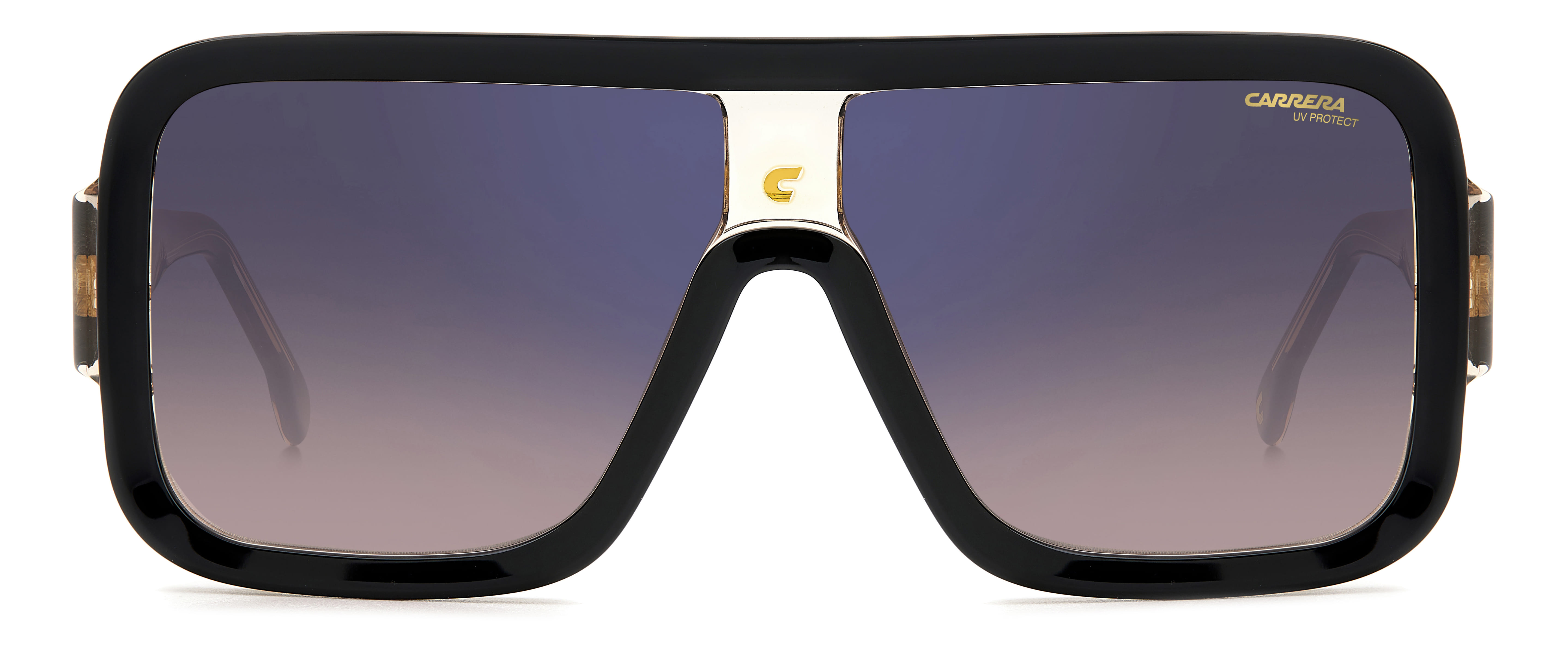 Carrera FLAGLAB 14 Sunglass Black Unisex Full Shell Sunglass — Black frame — view 2