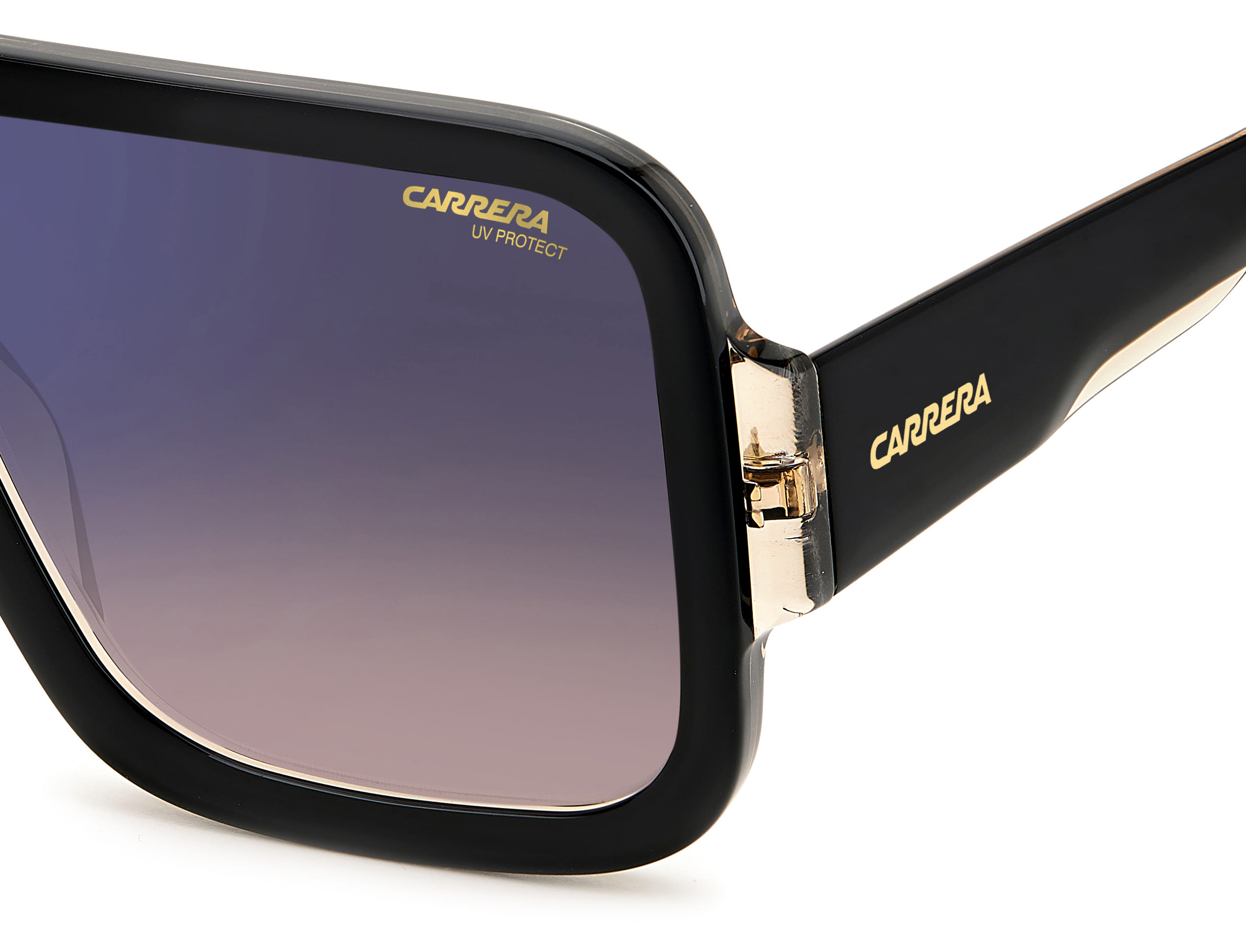 Carrera FLAGLAB 14 Sunglass Black Unisex Full Shell Sunglass — Black frame — view 3