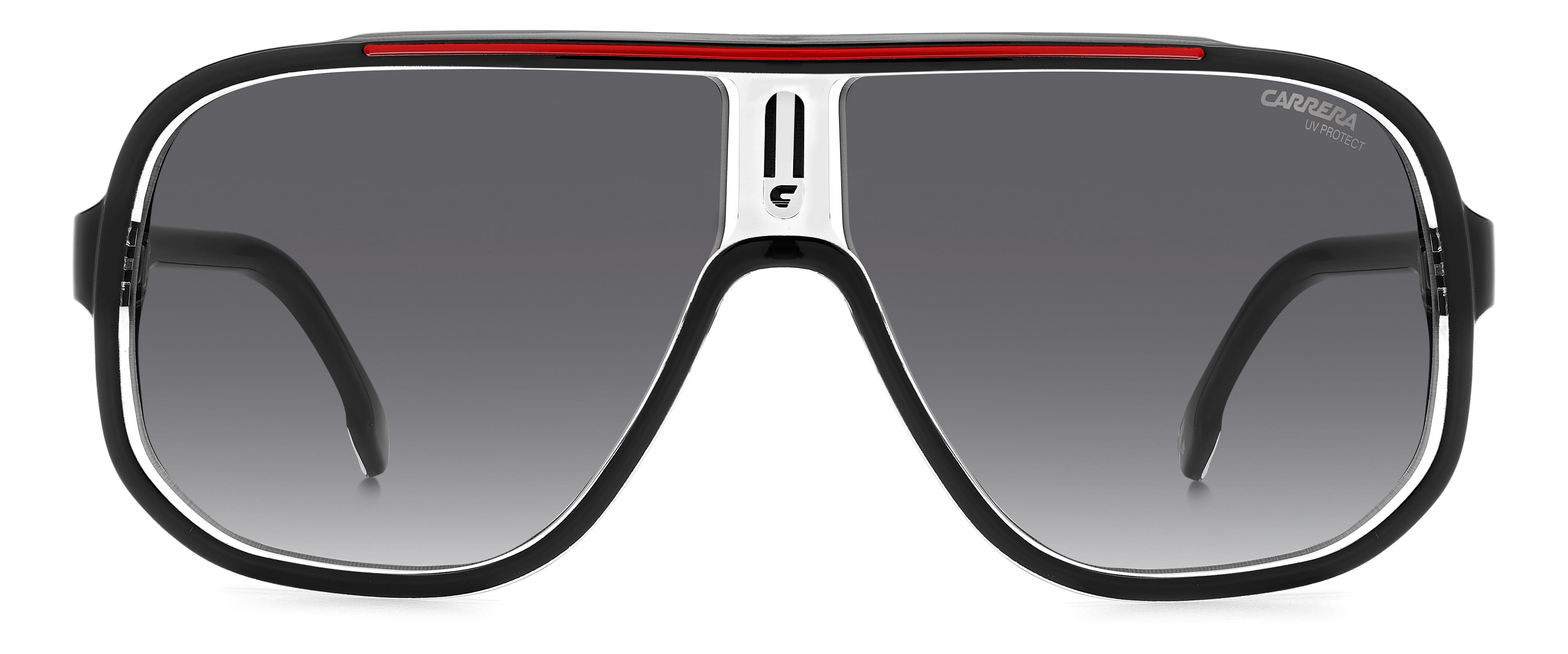 Carrera 1058/S Sunglass Black Male Full Shell Sunglass — Black frame — view 2